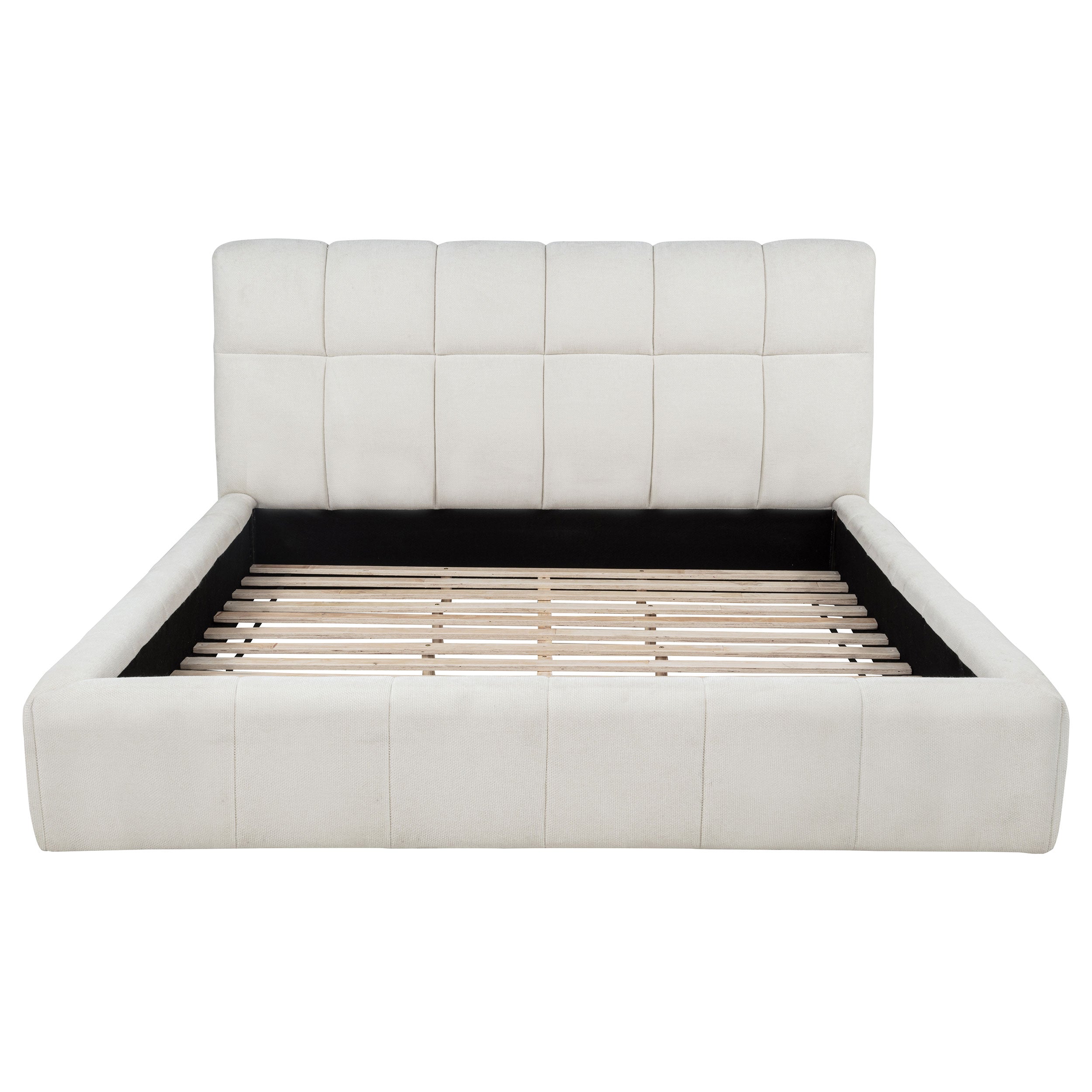 Nollet 48-inch Upholstered Panel Platform Bed