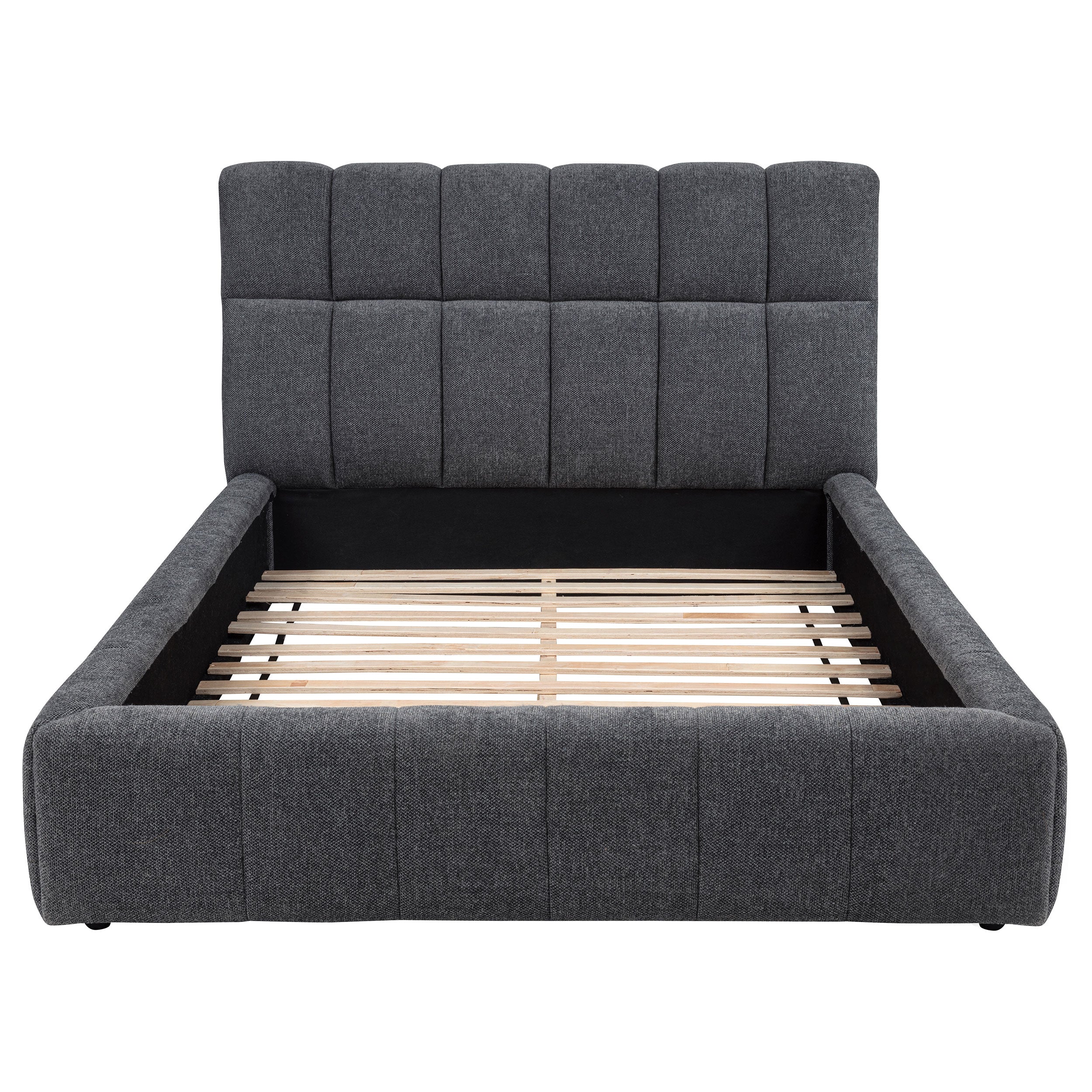 Nollet 48-inch Upholstered Panel Platform Bed