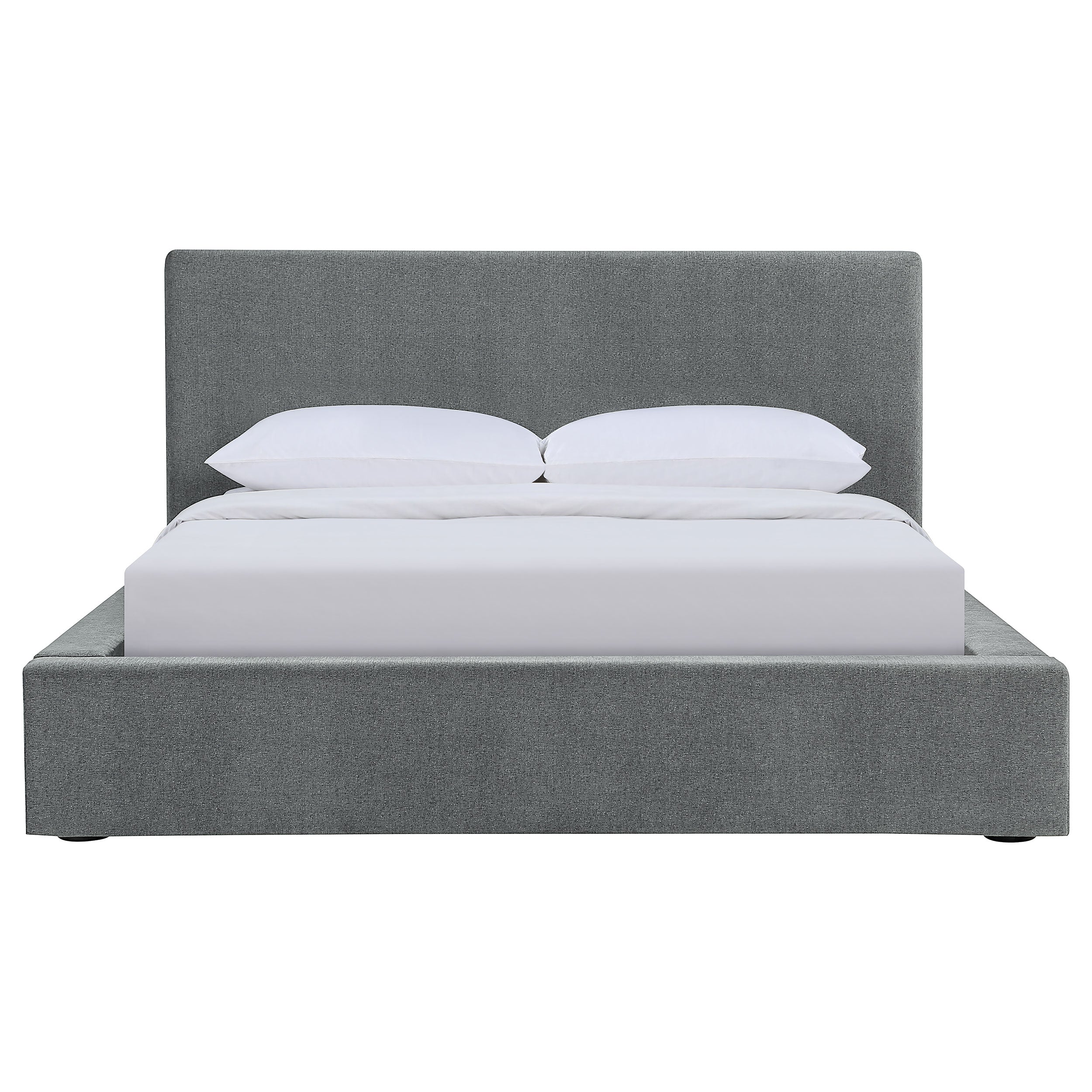 Gregory Upholstered California King Panel Bed Graphite