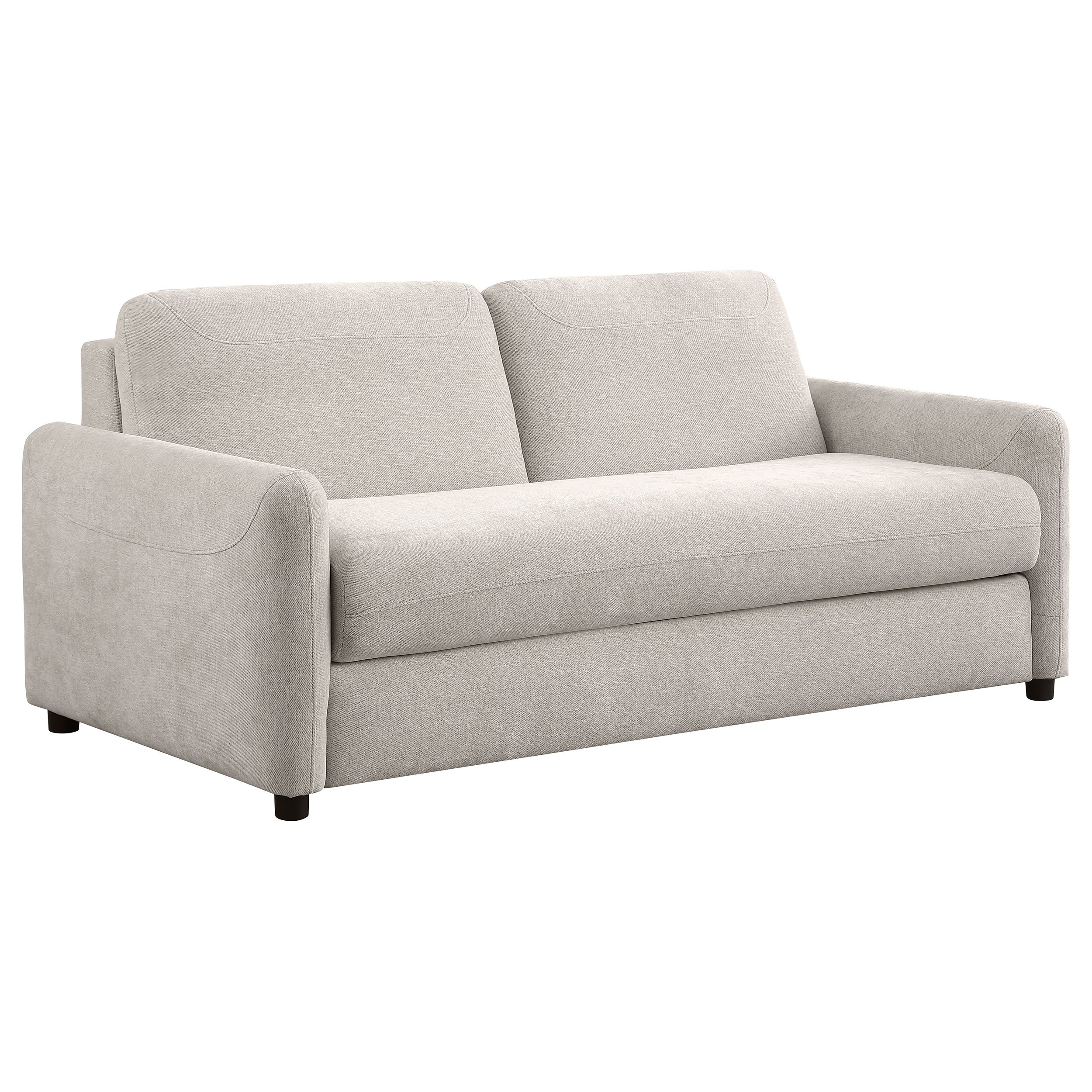 Rylie Upholstered Sofa Sleeper with Mattress Beige