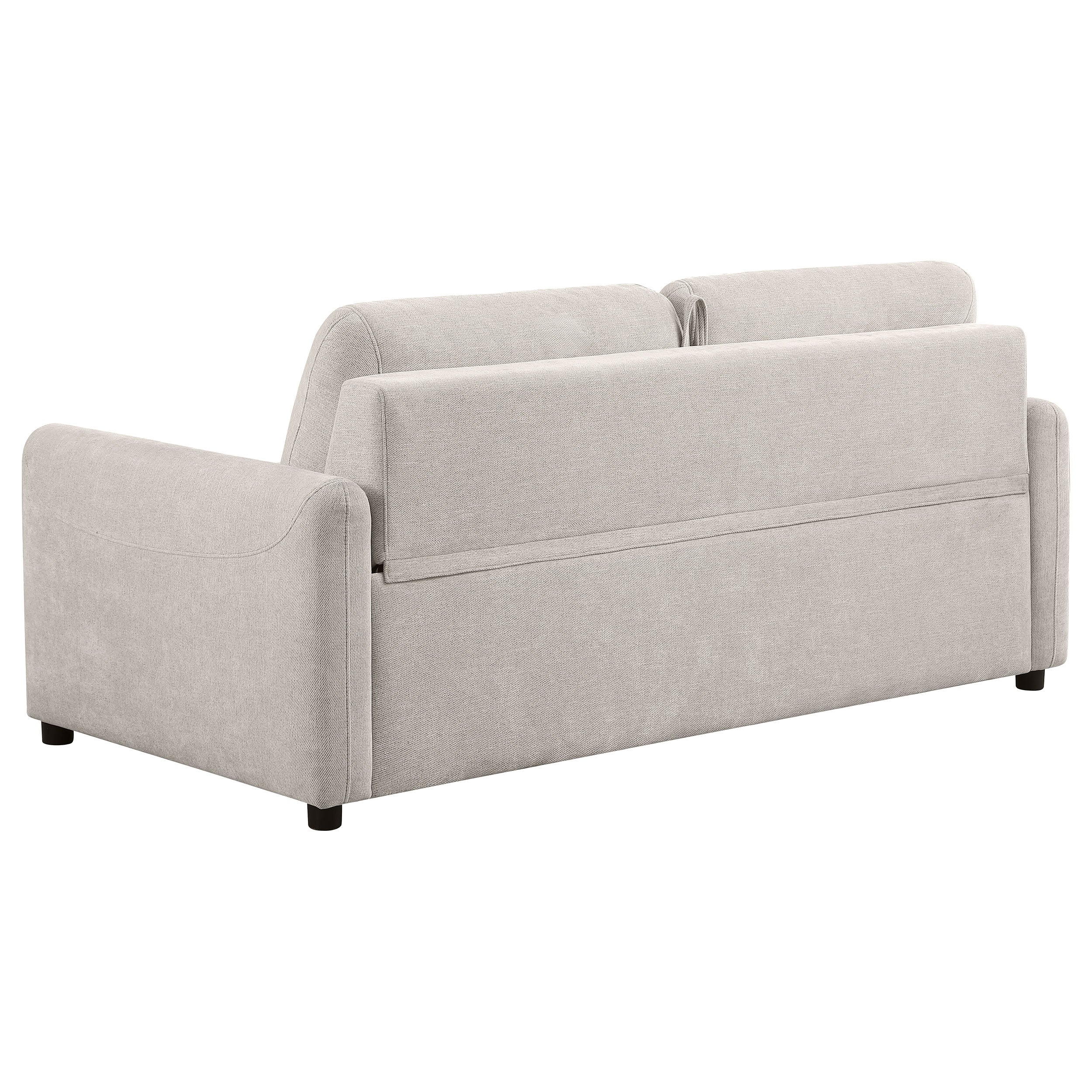 Rylie Upholstered Sofa Sleeper with Mattress Beige