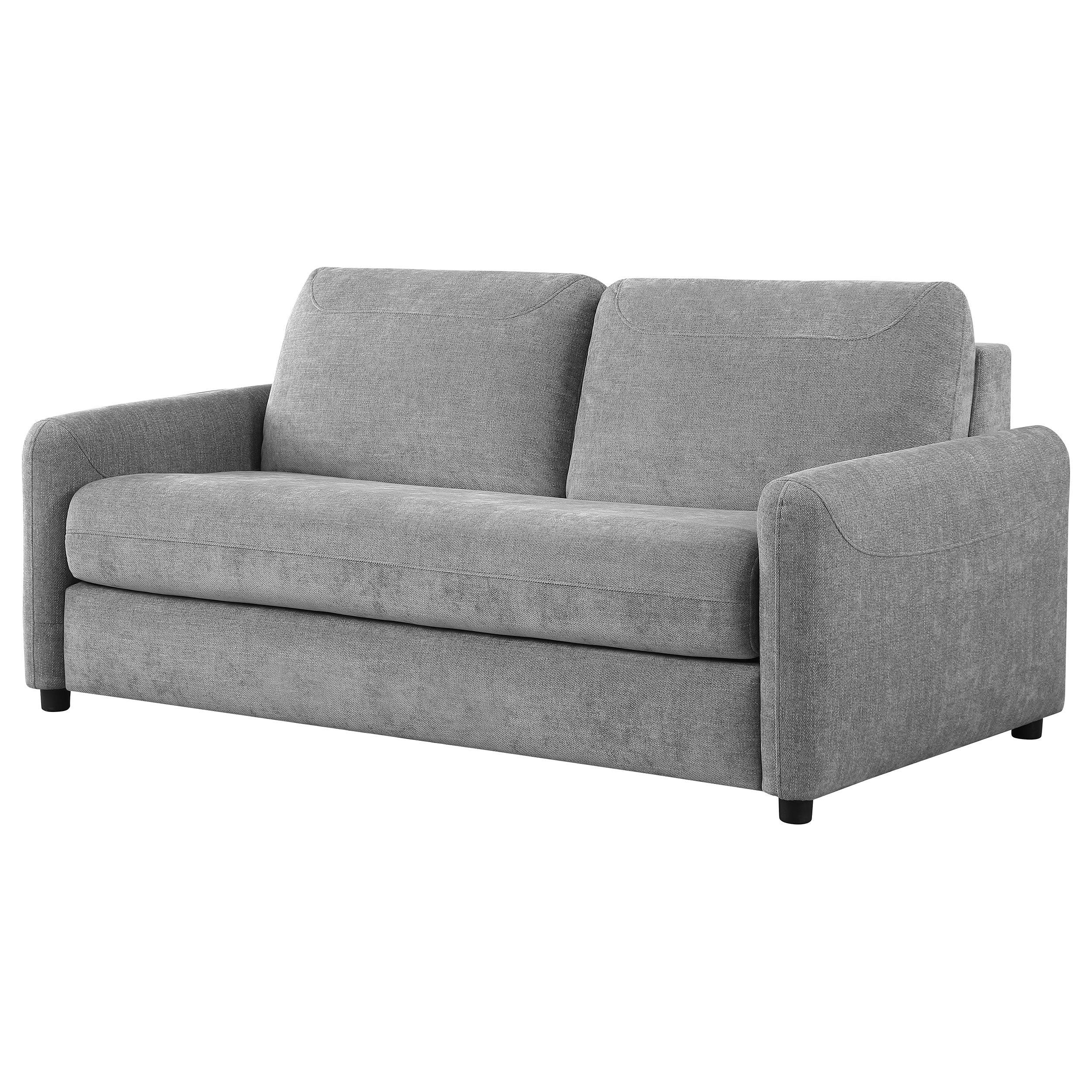 Rylie Upholstered Sofa Sleeper with Mattress Beige