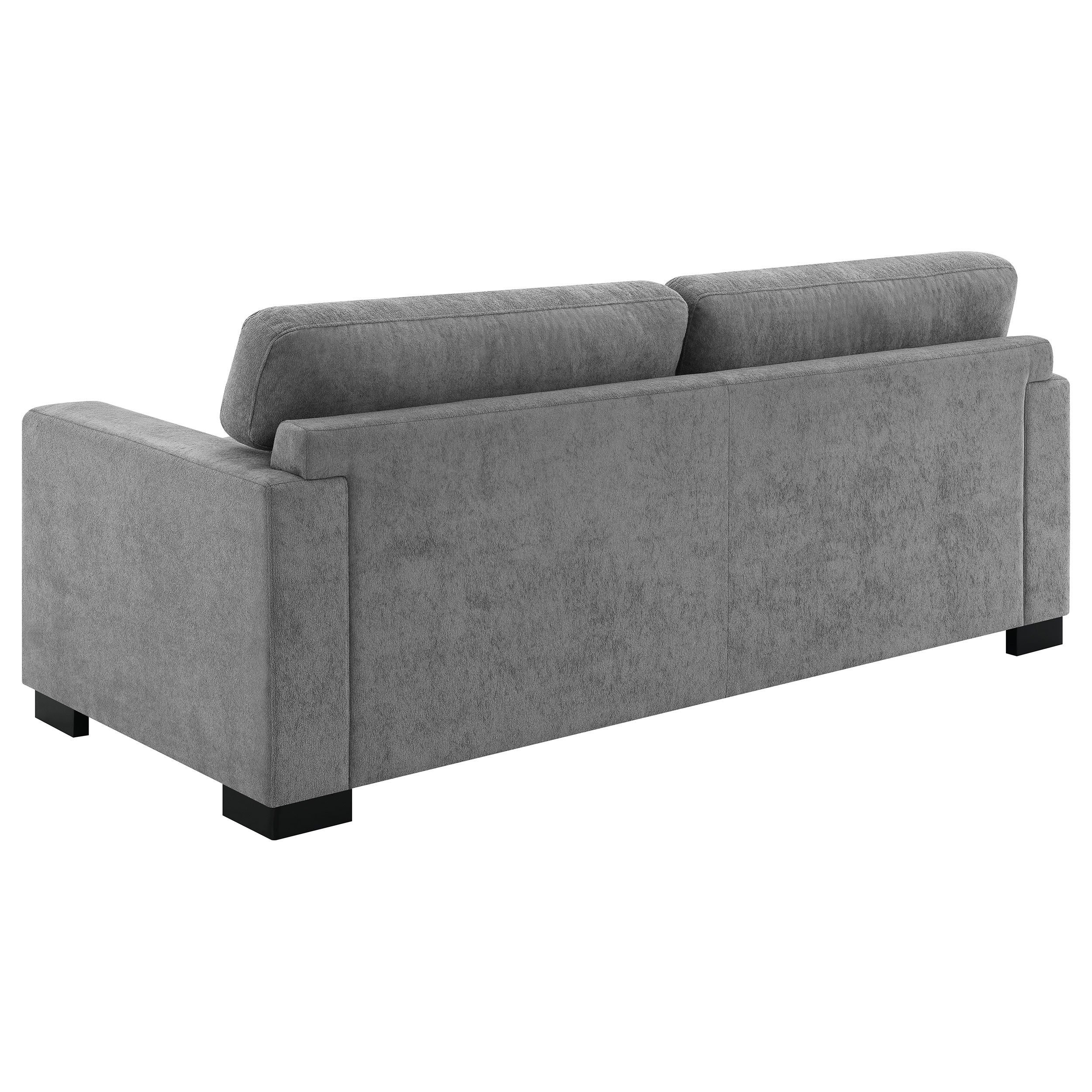 Simpson Upholstered Sofa Sleeper with Mattress Grey