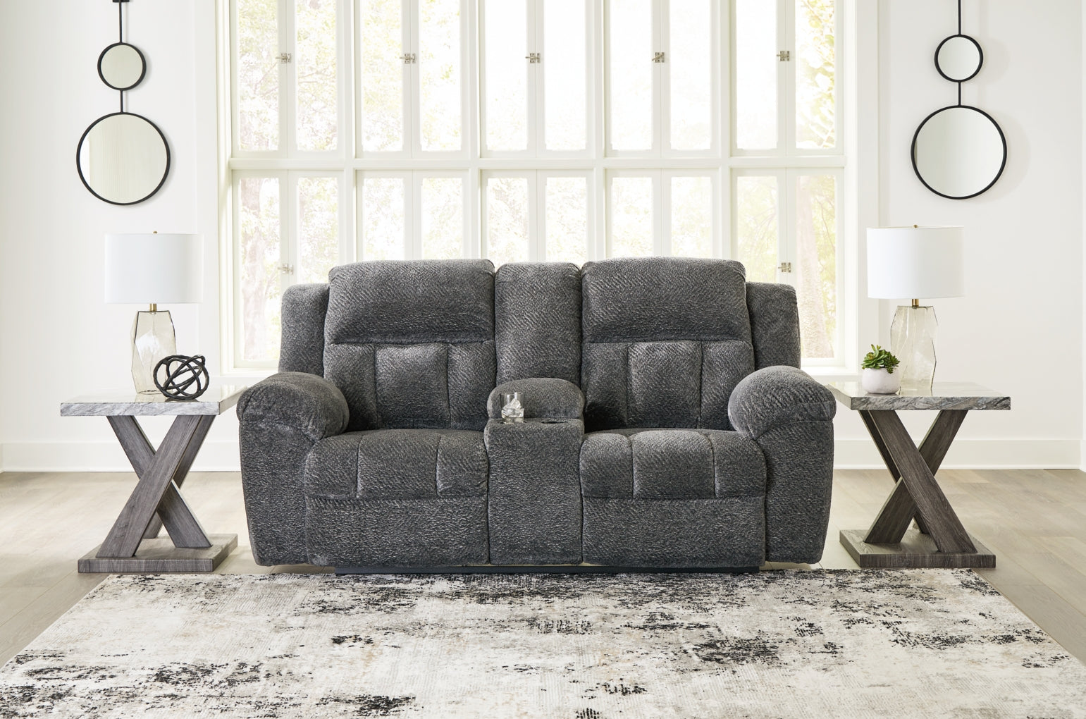 Frohn DBL Reclining Loveseat w/Console