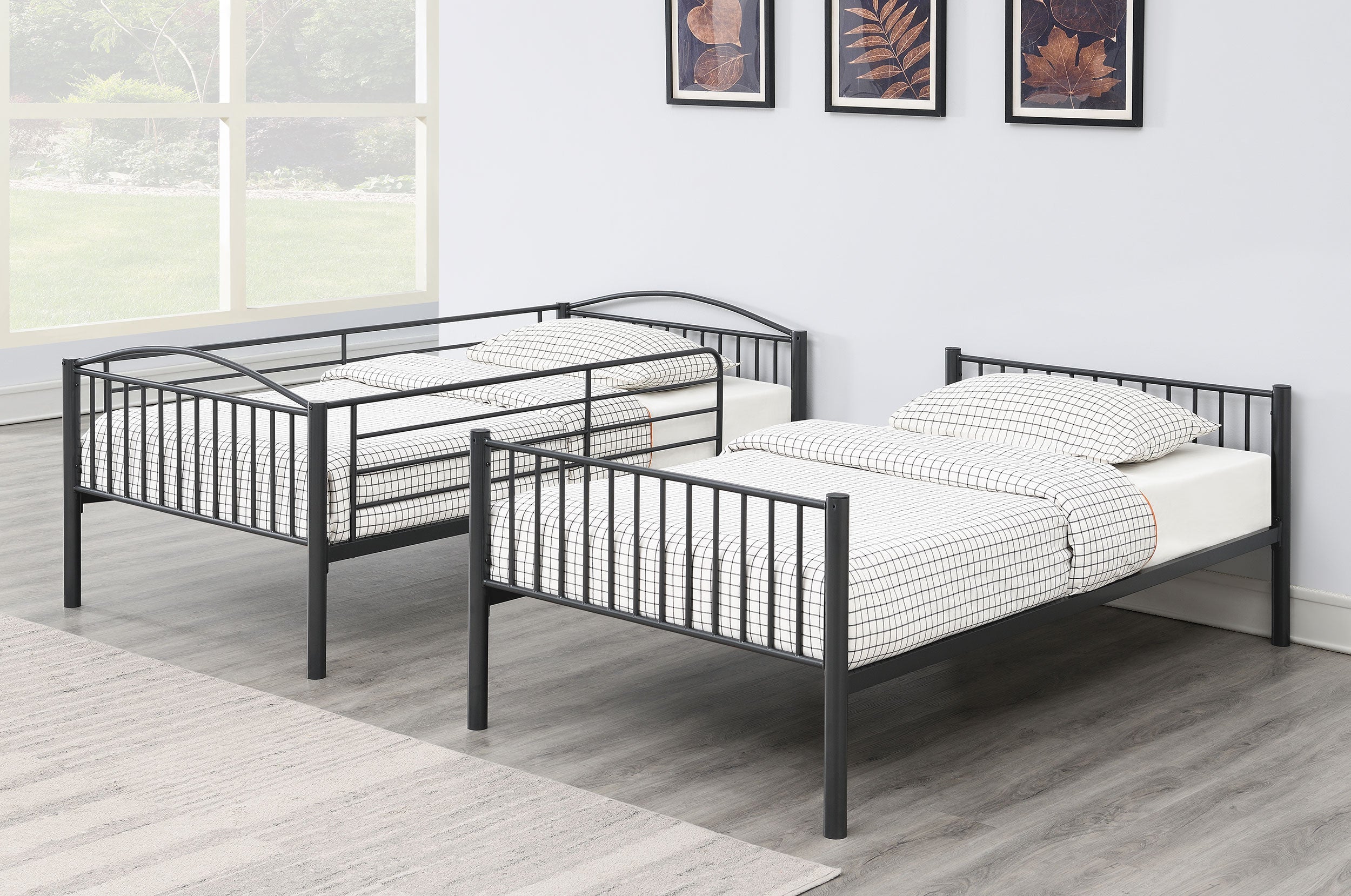 Anson Over Bunk Bed Gunmetal