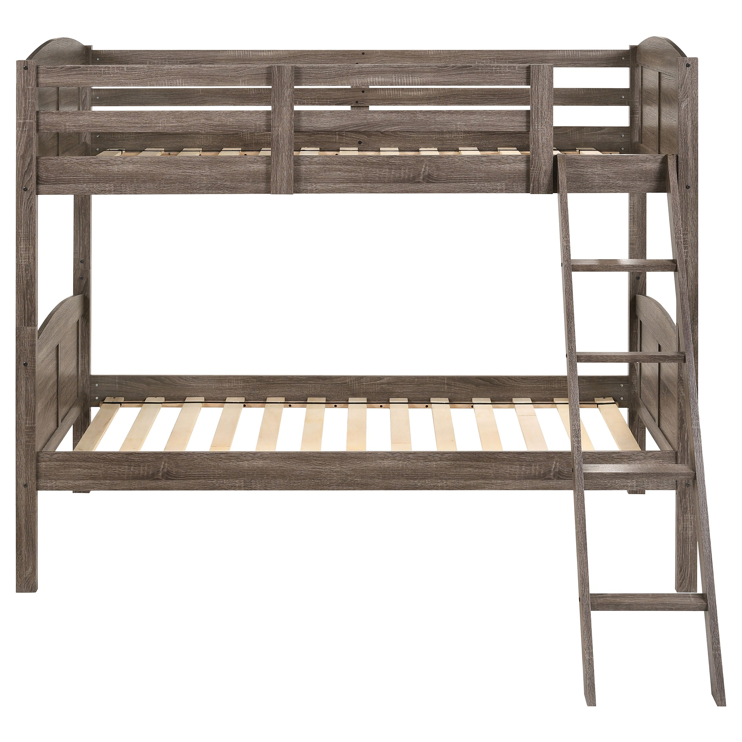 Flynn Wood Over Bunk Bed Weathered Brown