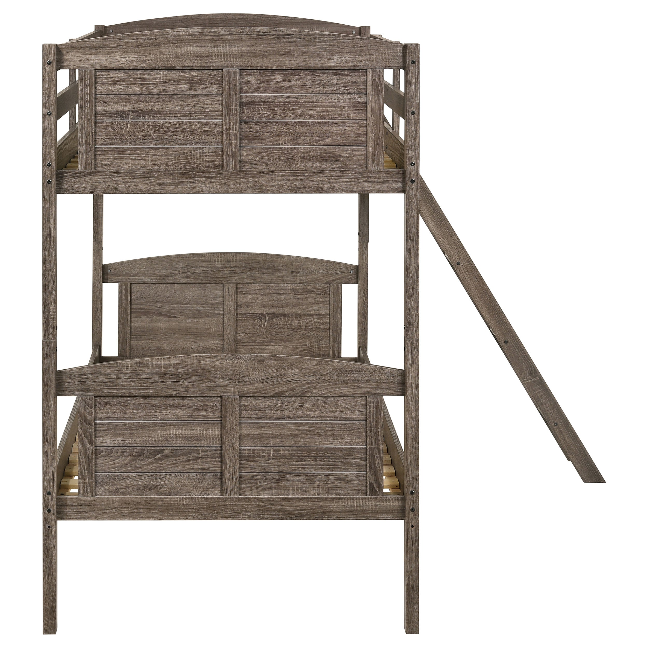 Flynn Wood Over Bunk Bed Weathered Brown