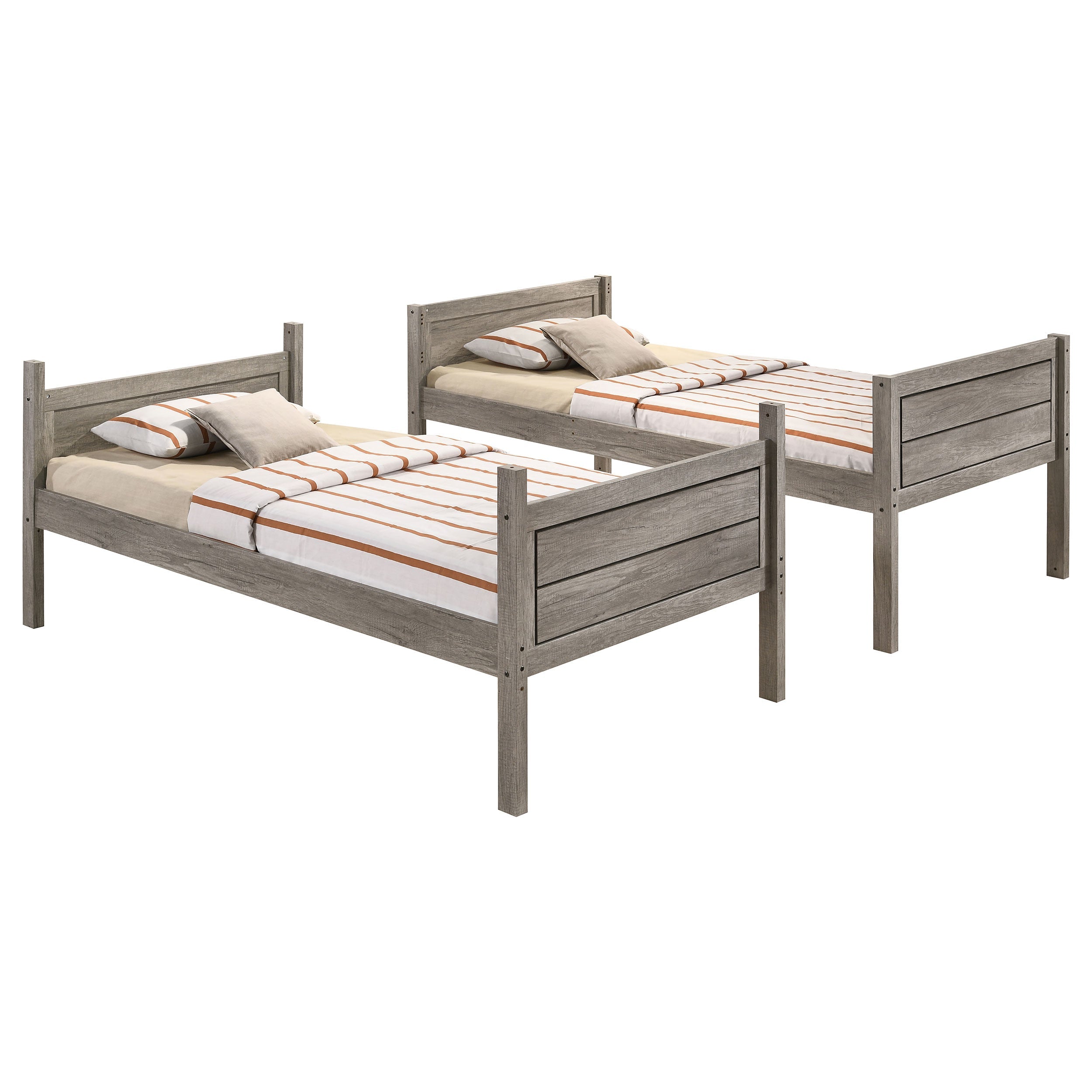 Ryder Wood Over Bunk Bed Weathered Taupe