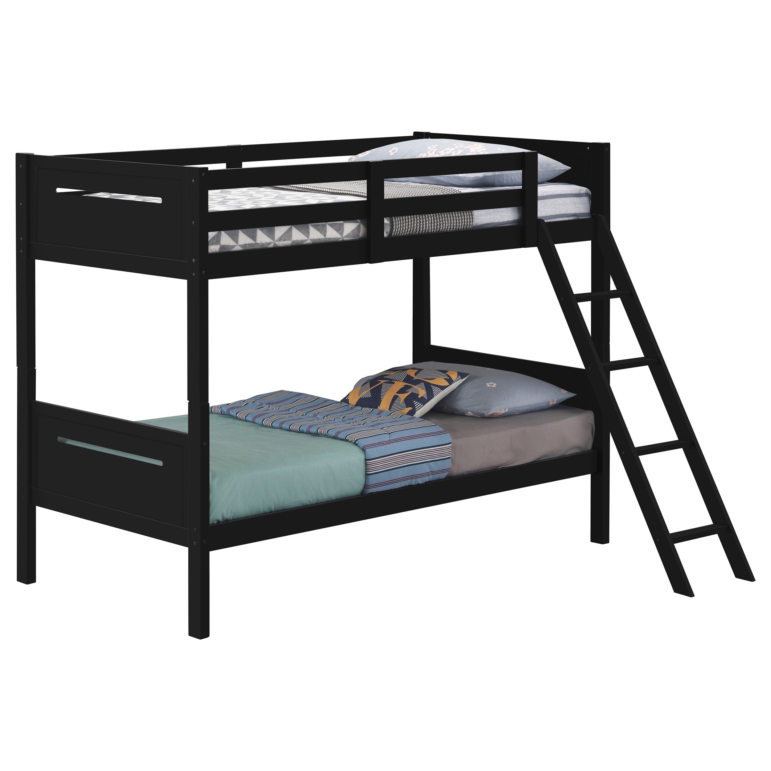 Littleton Wood Over Bunk Bed Black