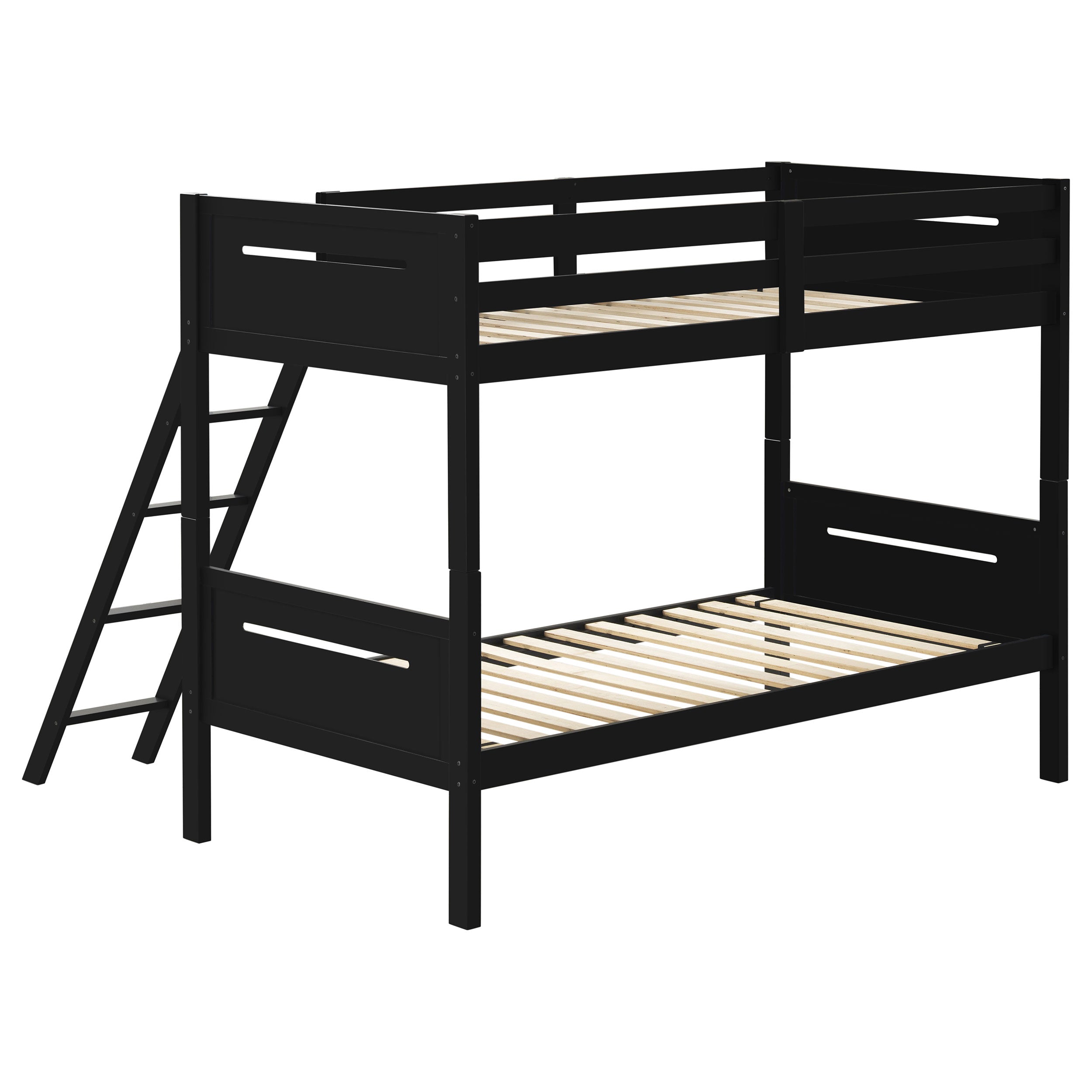 Littleton Wood Over Bunk Bed Black