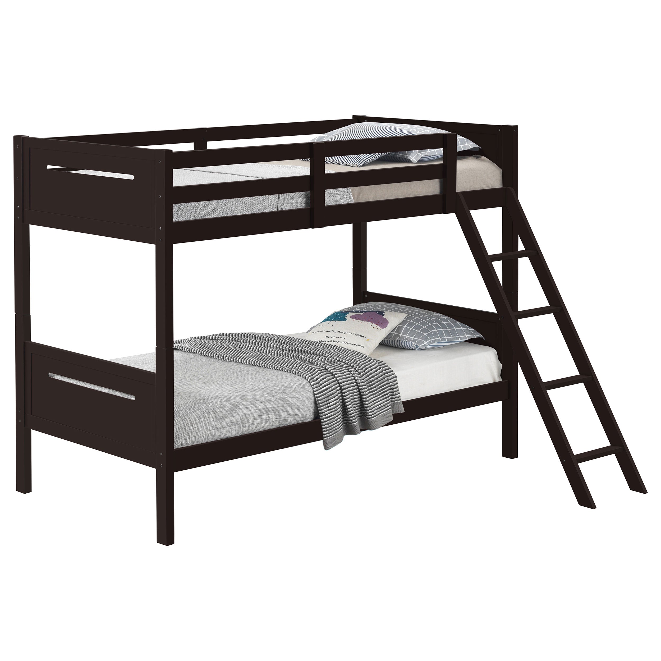 Littleton Wood Over Bunk Bed Black