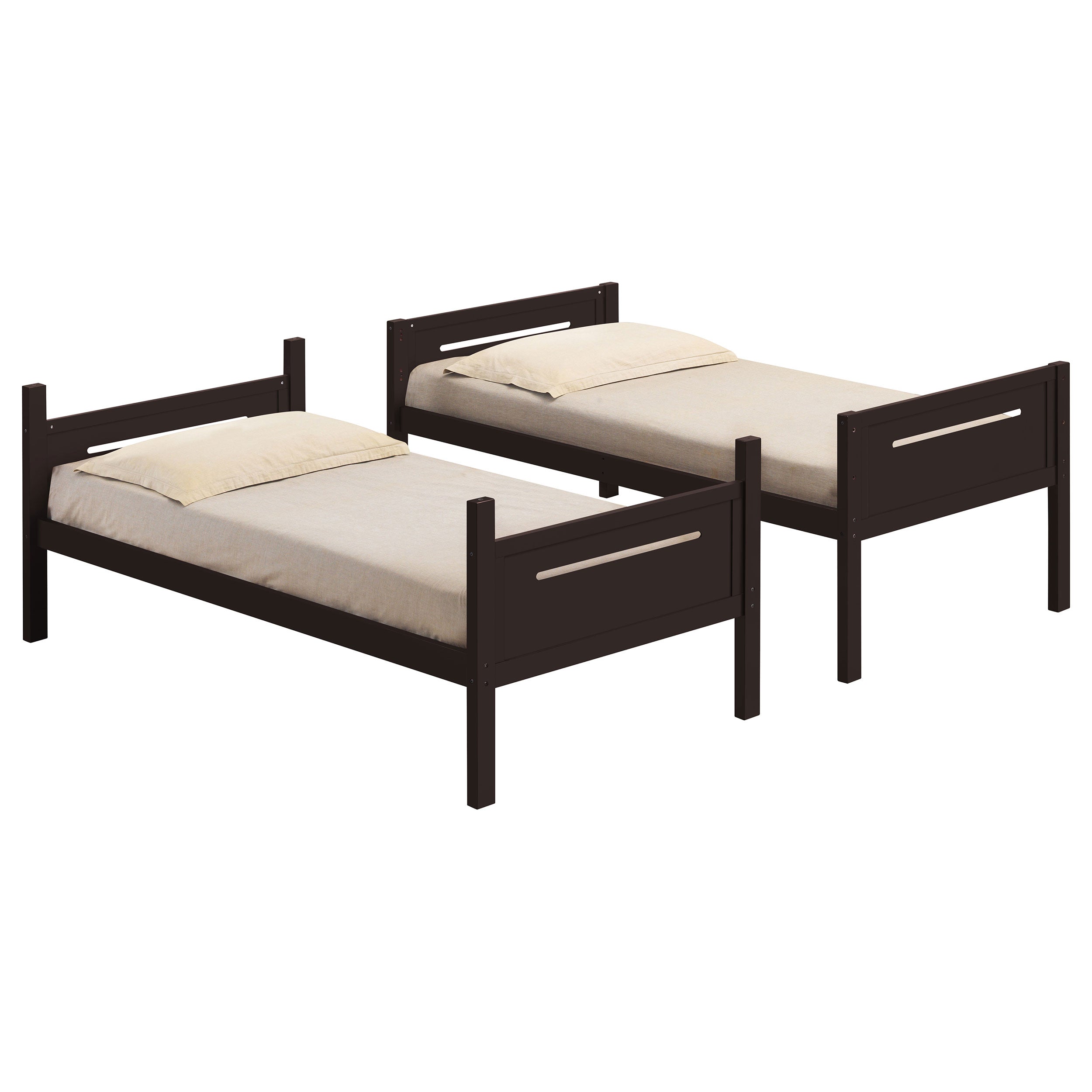 Littleton Wood Over Bunk Bed Black