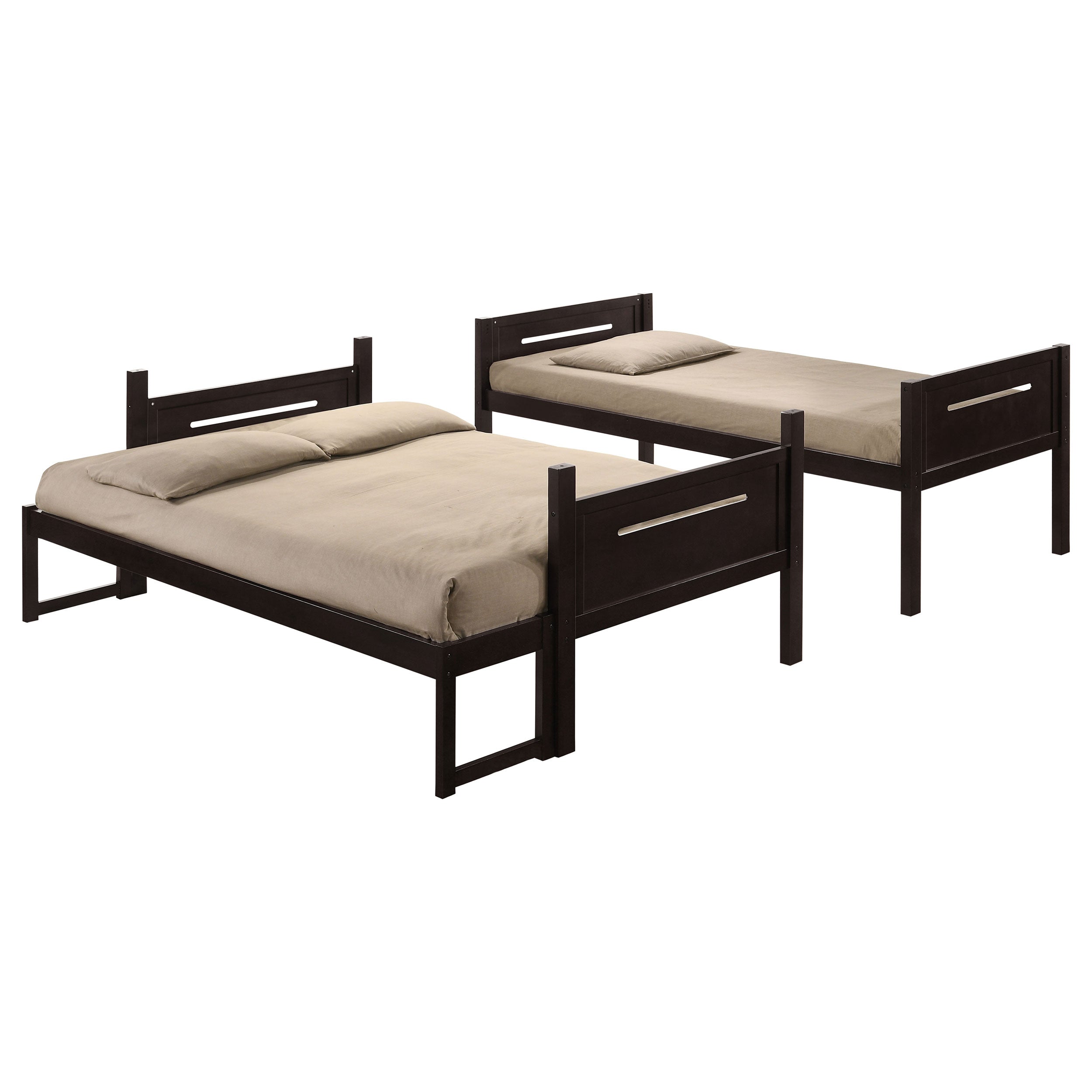 Littleton Wood Over Bunk Bed Black
