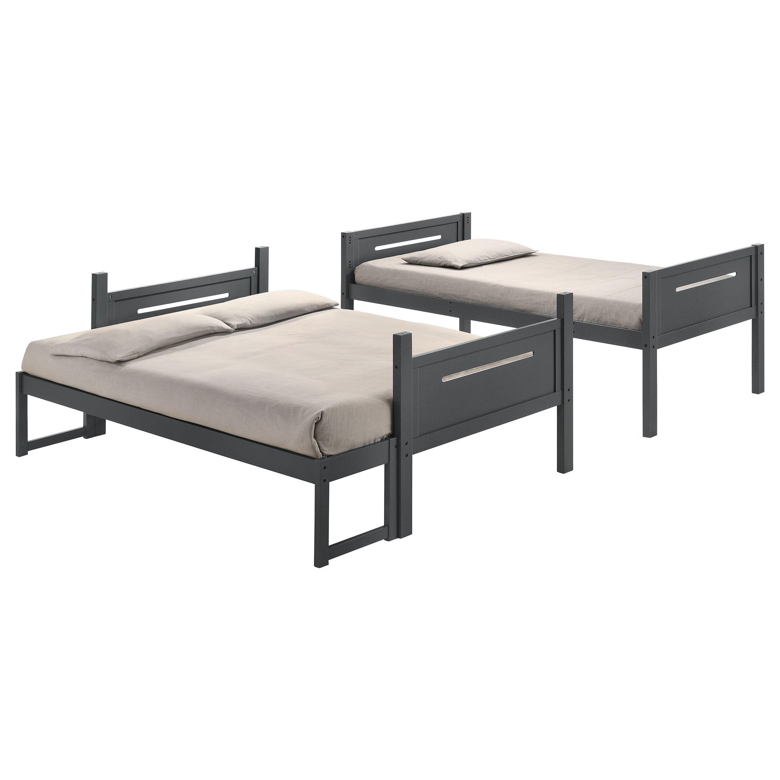 Littleton Wood Over Bunk Bed Black
