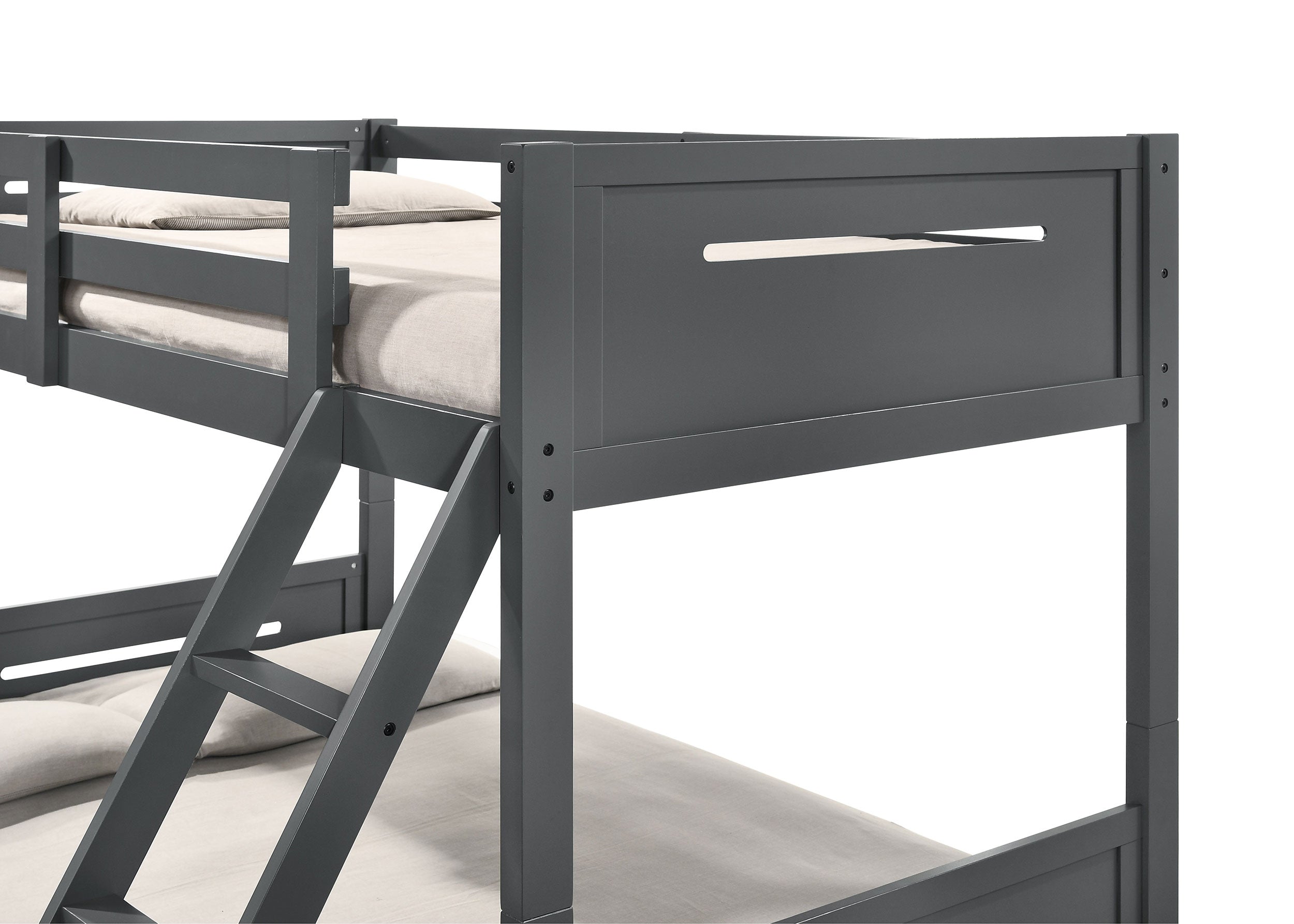 Littleton Wood Over Bunk Bed Black