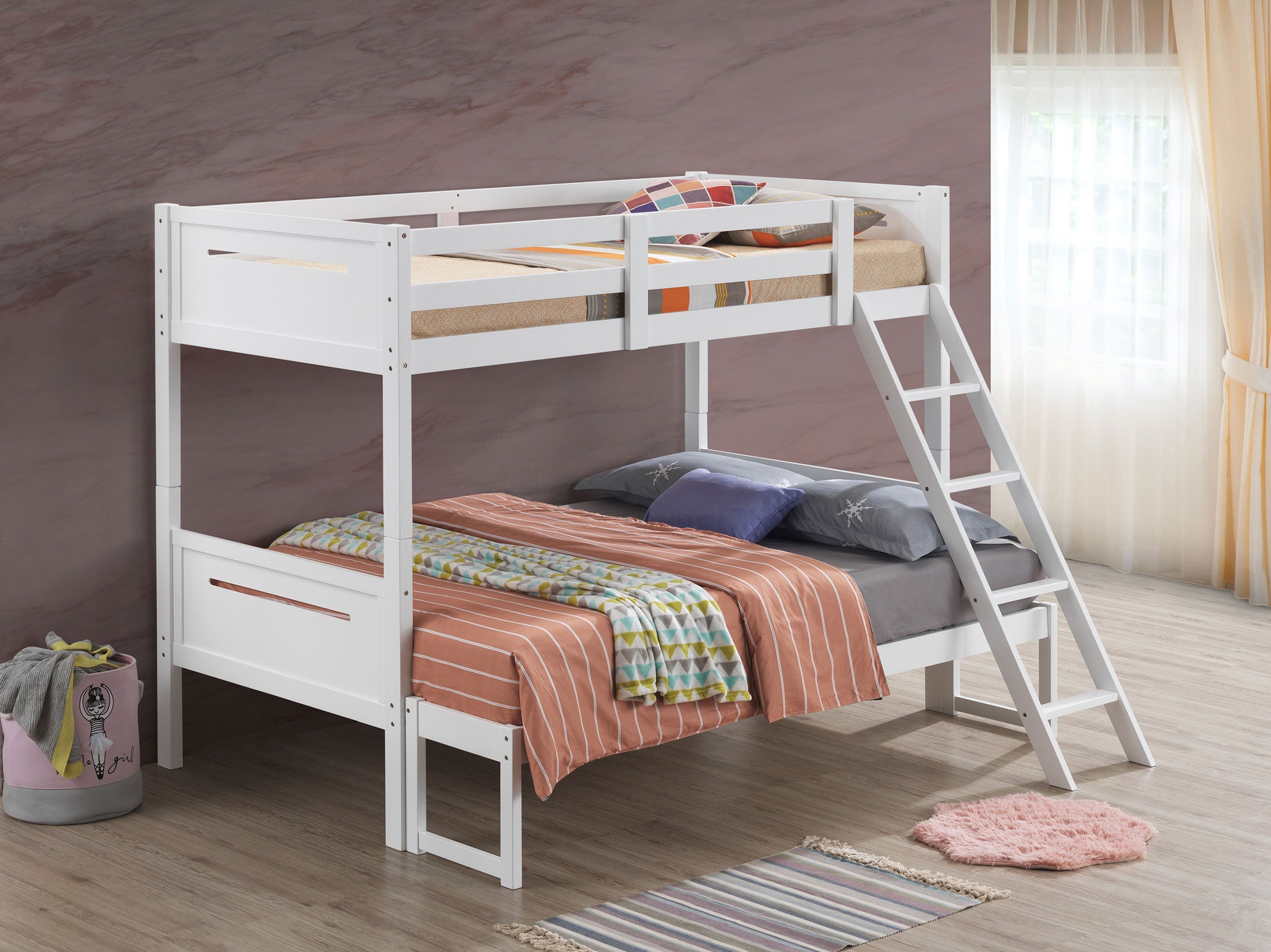 Littleton Wood Over Bunk Bed Black