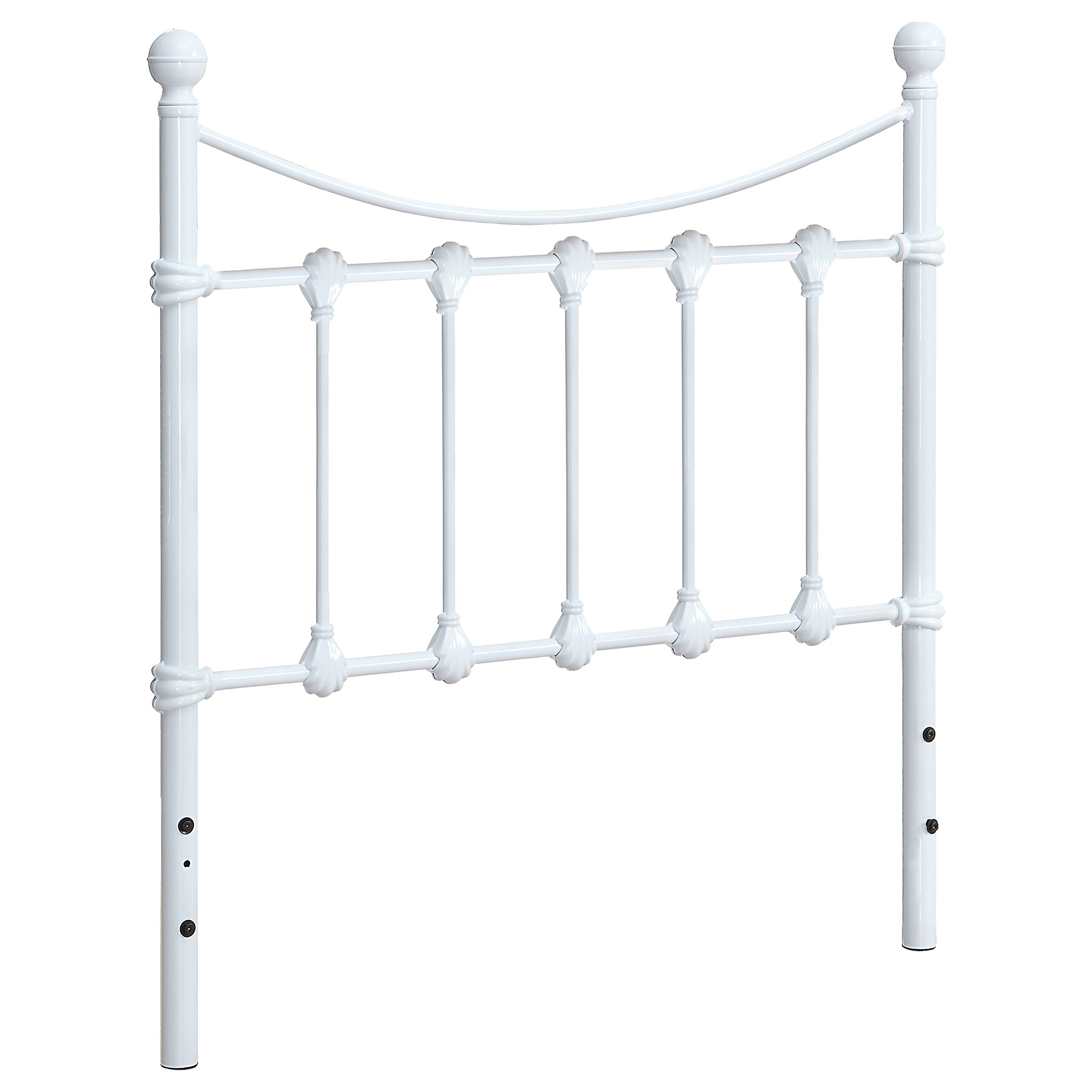 Marie Metal Open Frame Headboard White