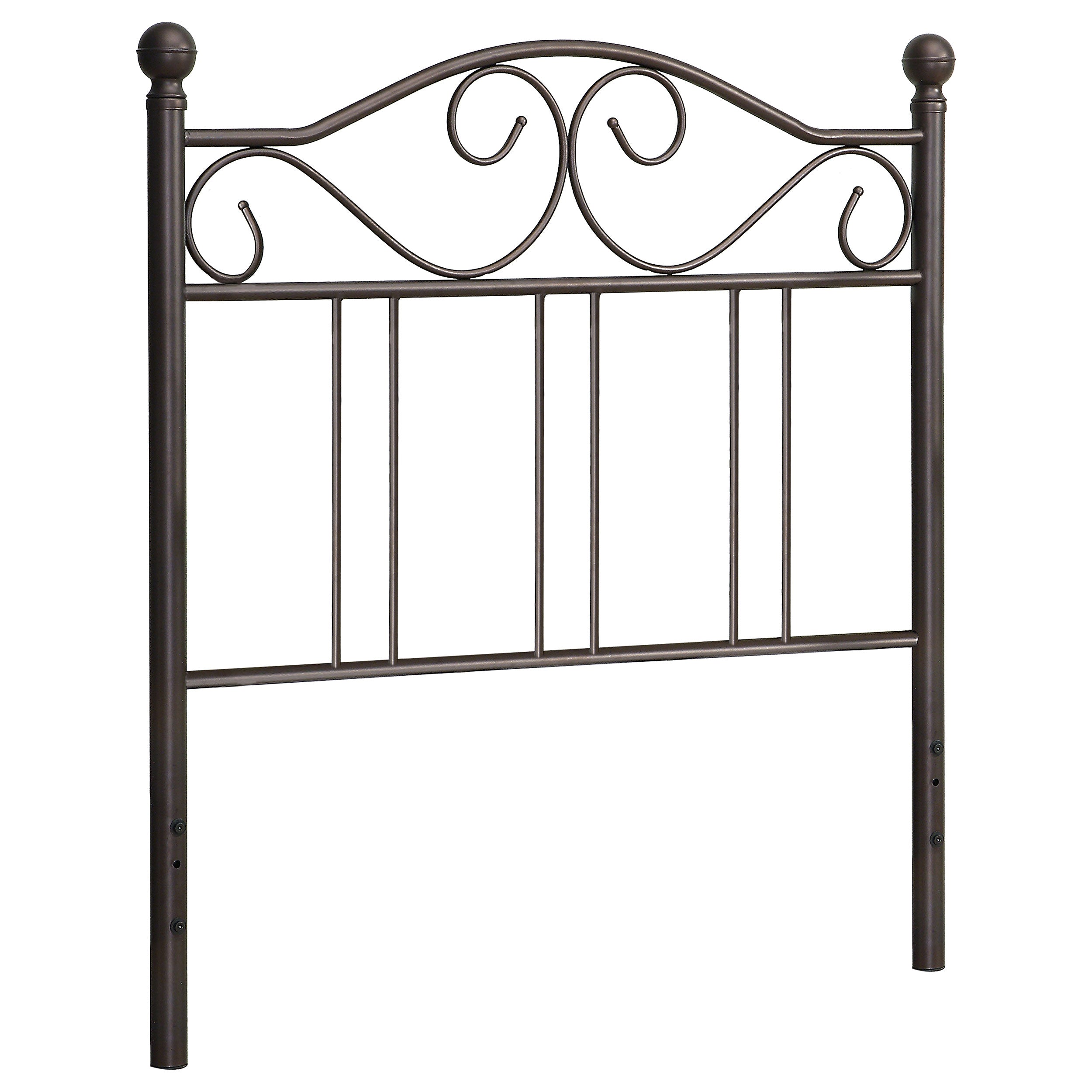 Ellis Metal Open Frame Headboard Dark Bronze