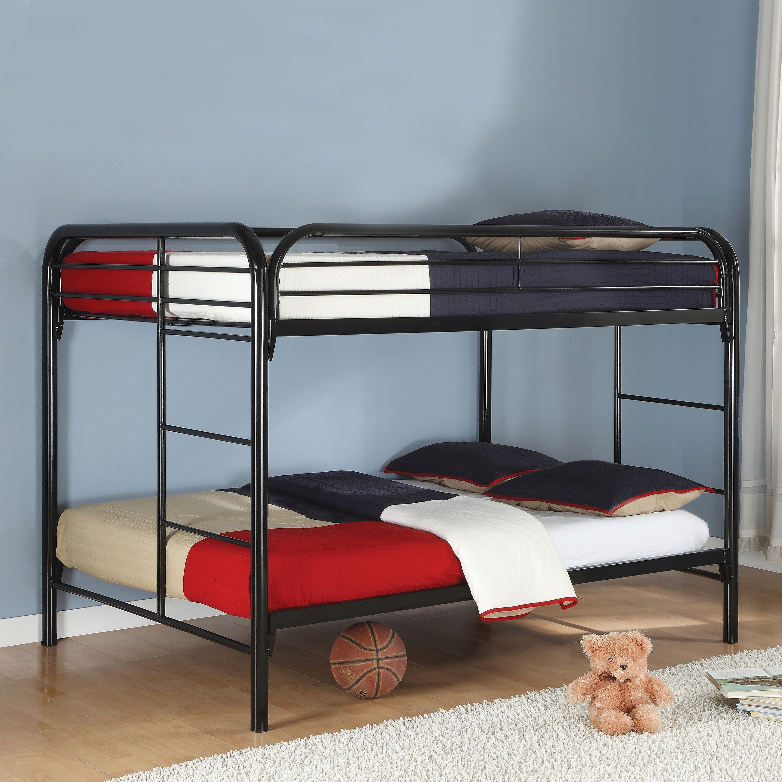 Morgan Metal Over Bunk Bed Black