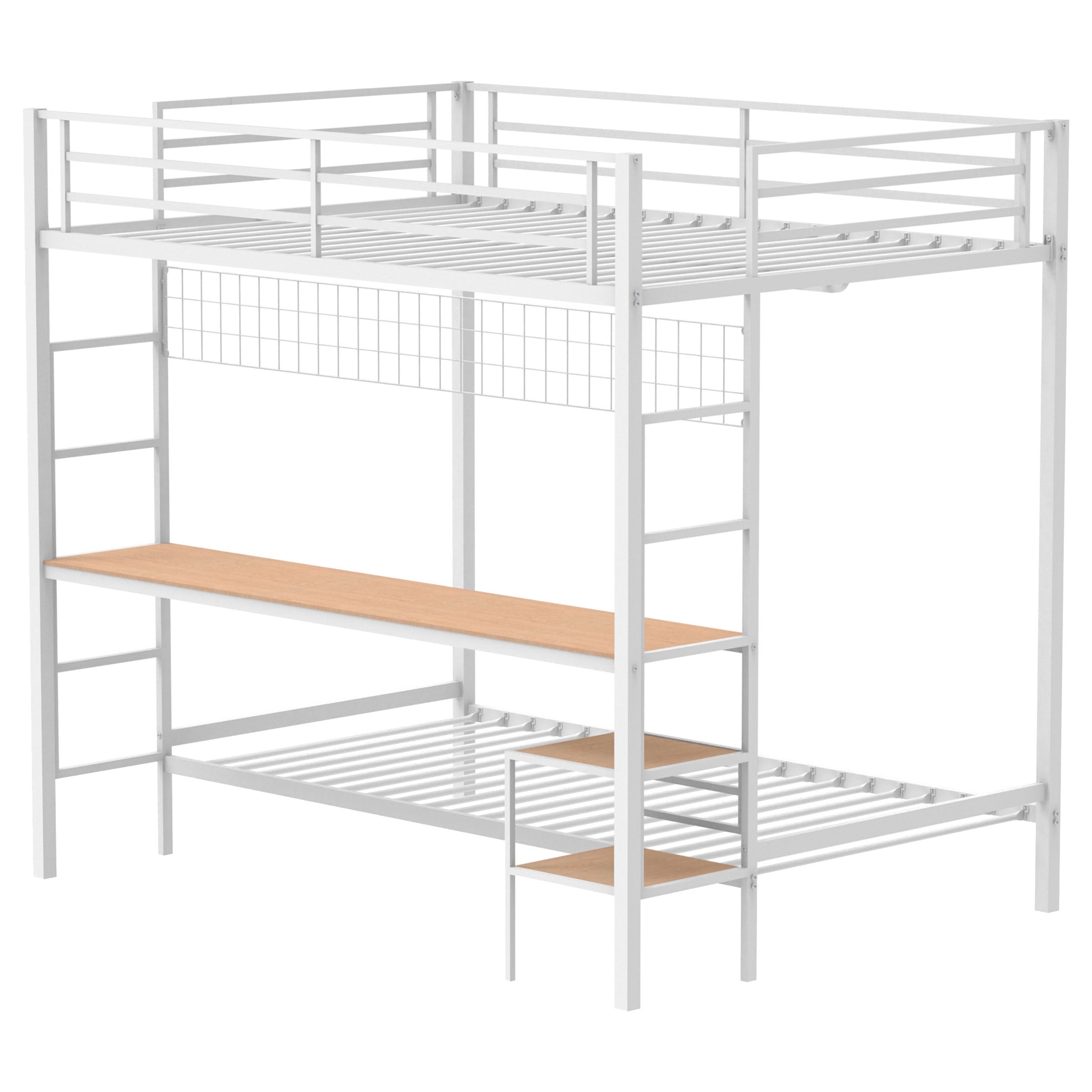 Campus Workstation Bunk Bed Matte Black