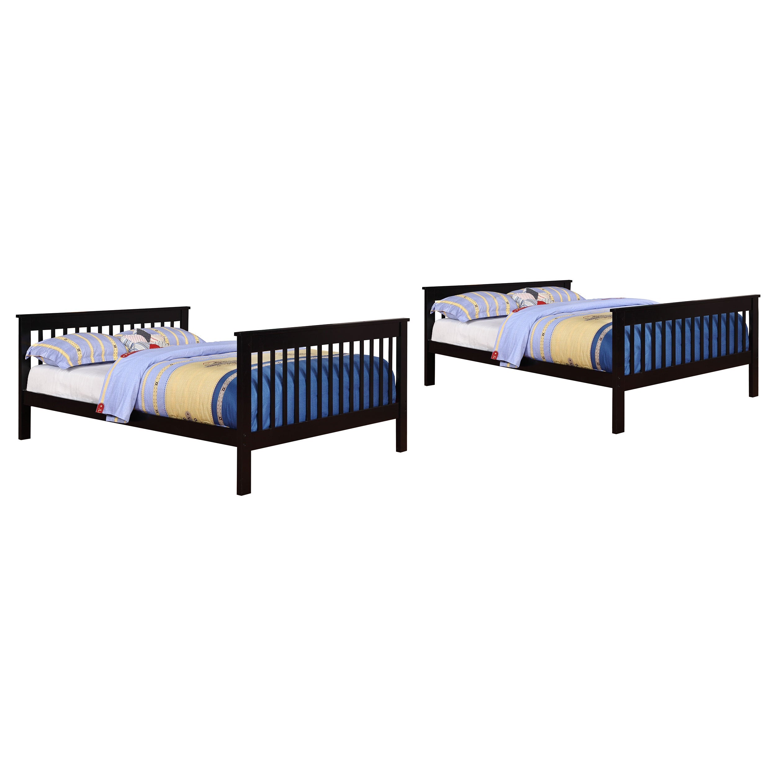 Chapman Wood Over Bunk Bed Black