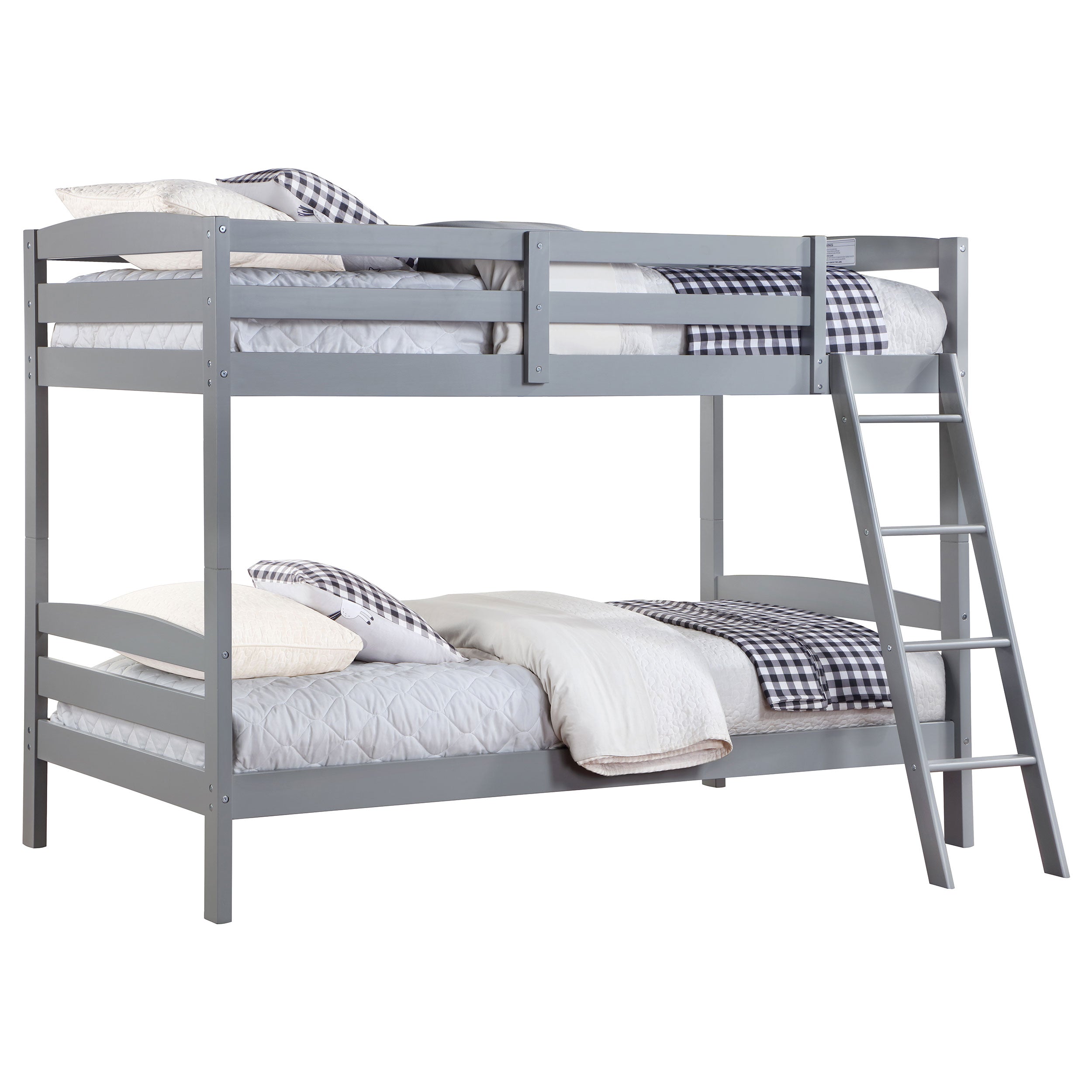 Rhea Wood Over Bunk Bed Grey