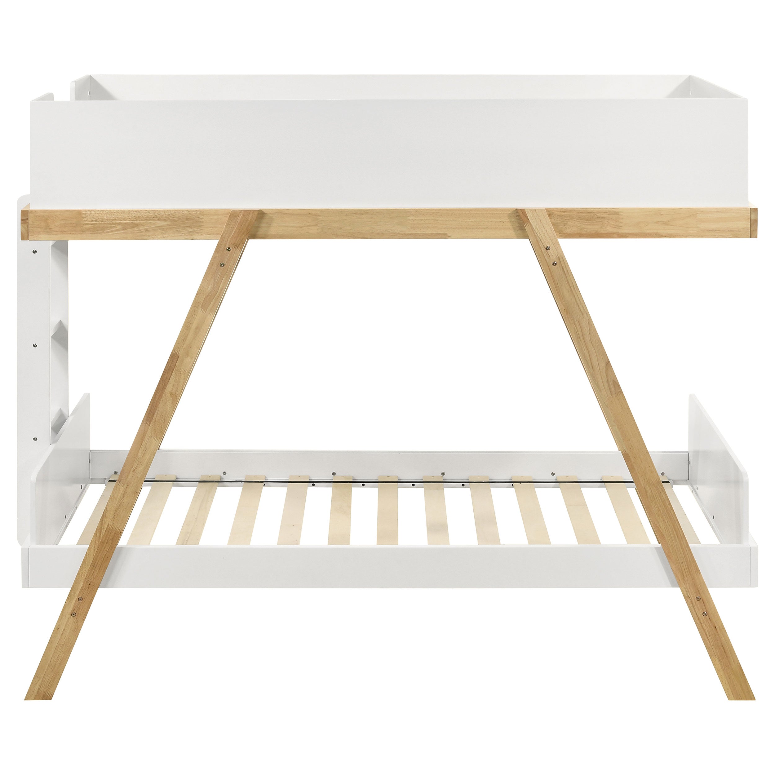 Frankie Wood Over Bunk Bed Blue and Natural