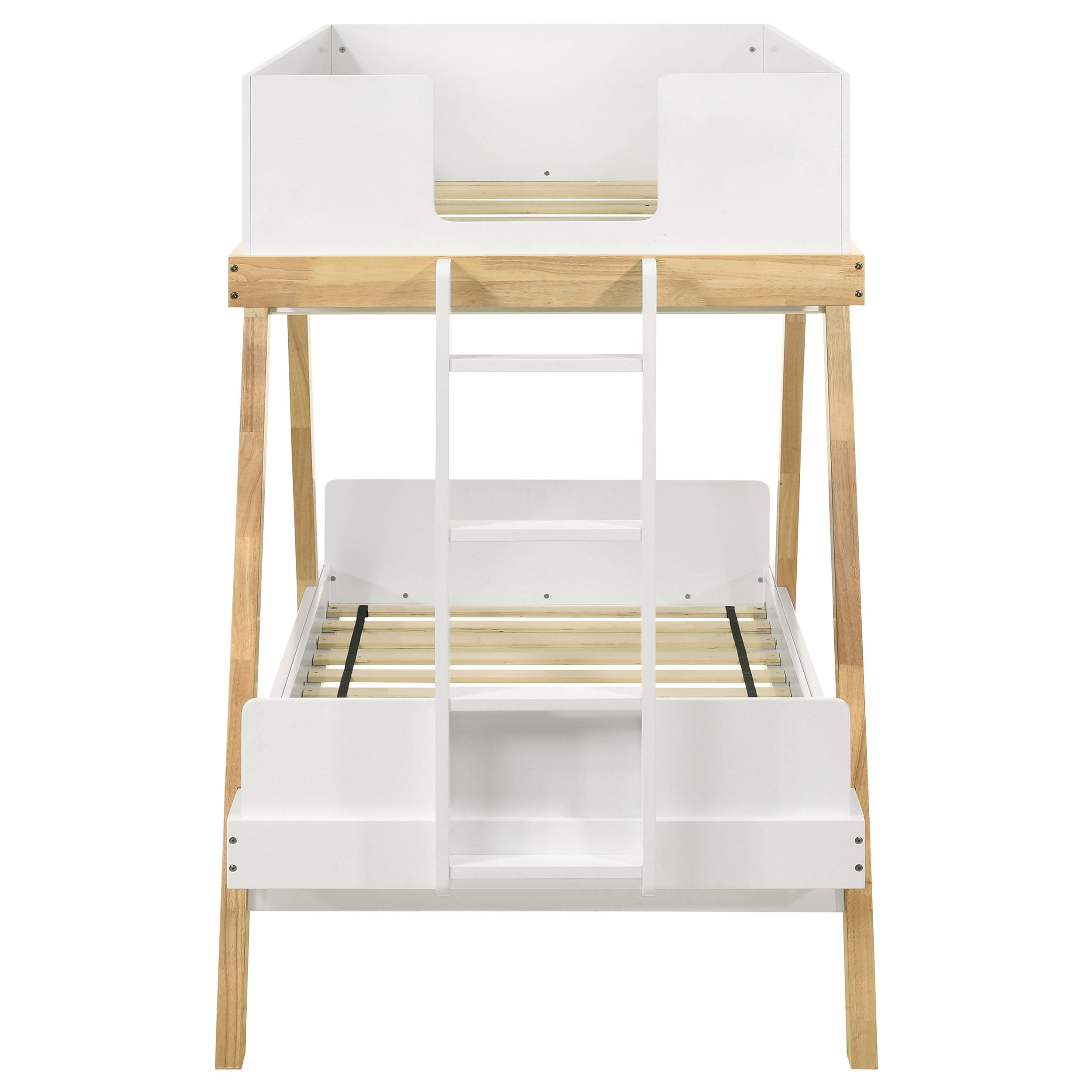 Frankie Wood Over Bunk Bed Blue and Natural
