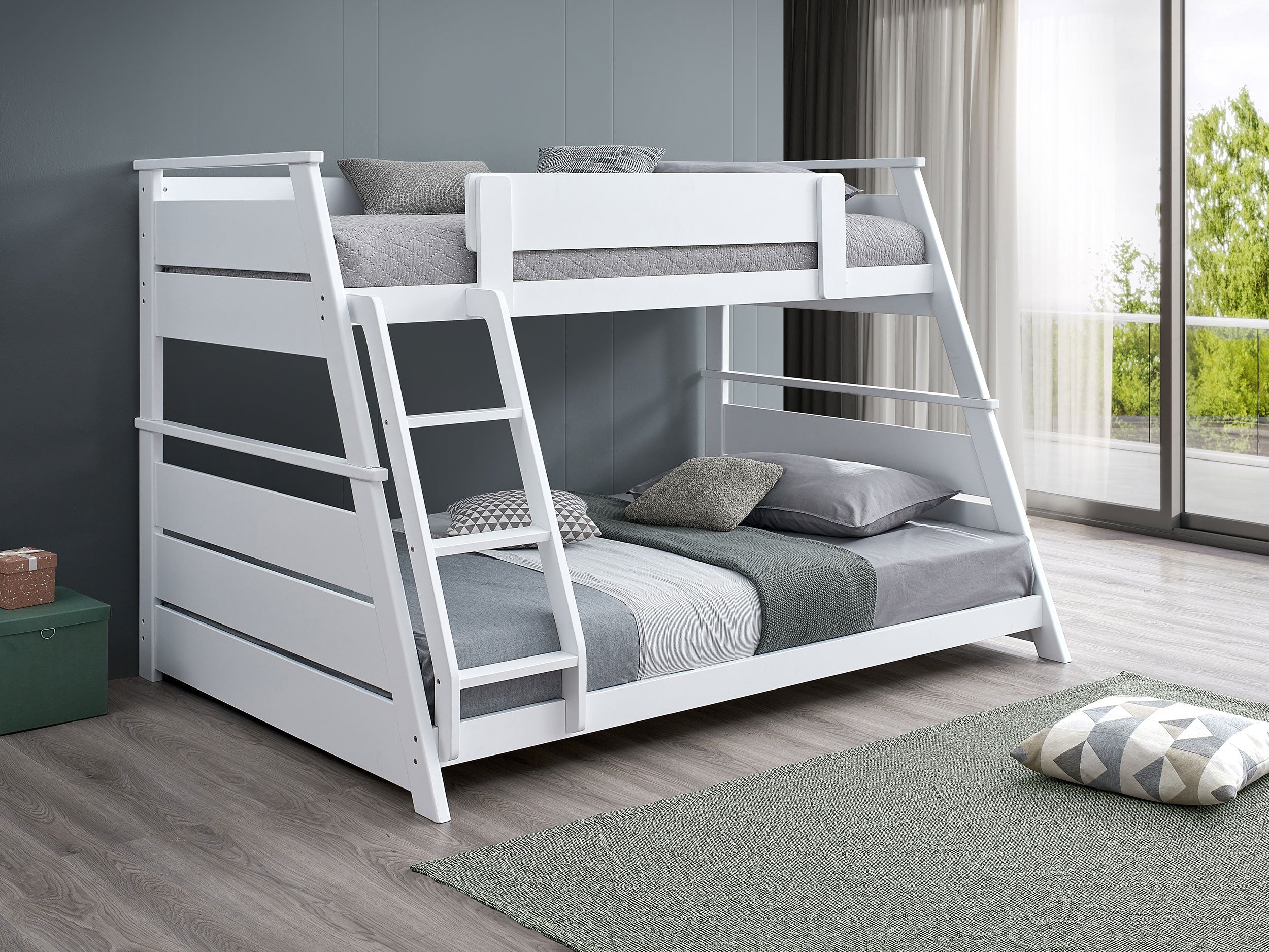 Holden Wood Veneer Over Bunk Bed Walnut