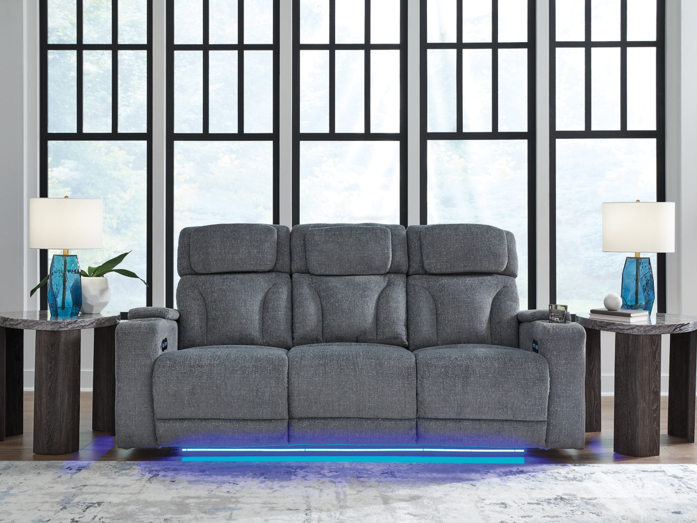 Forest Lake Power Reclining Sofa with Adjustable Headrest