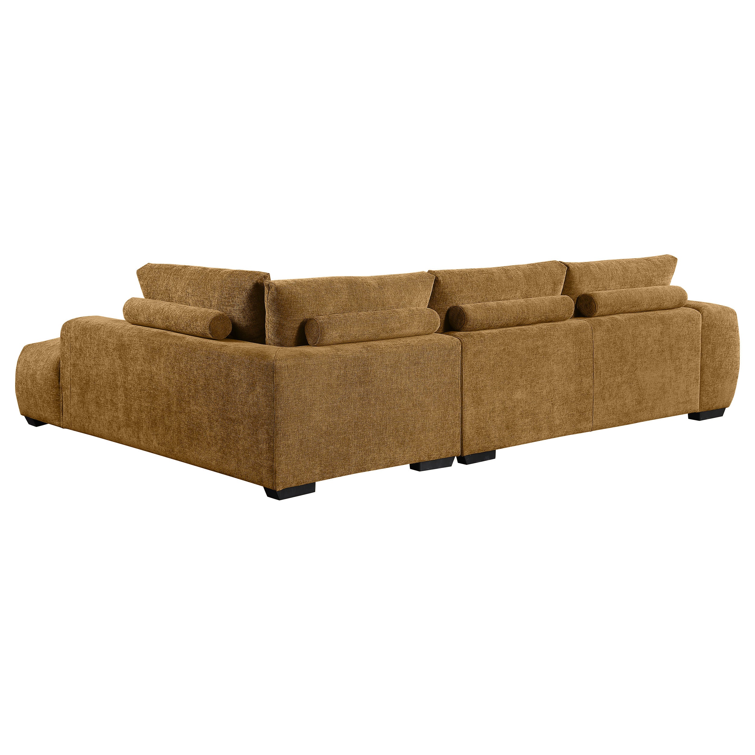 Camacho Upholstered Chaise Sectional Sofa Amber