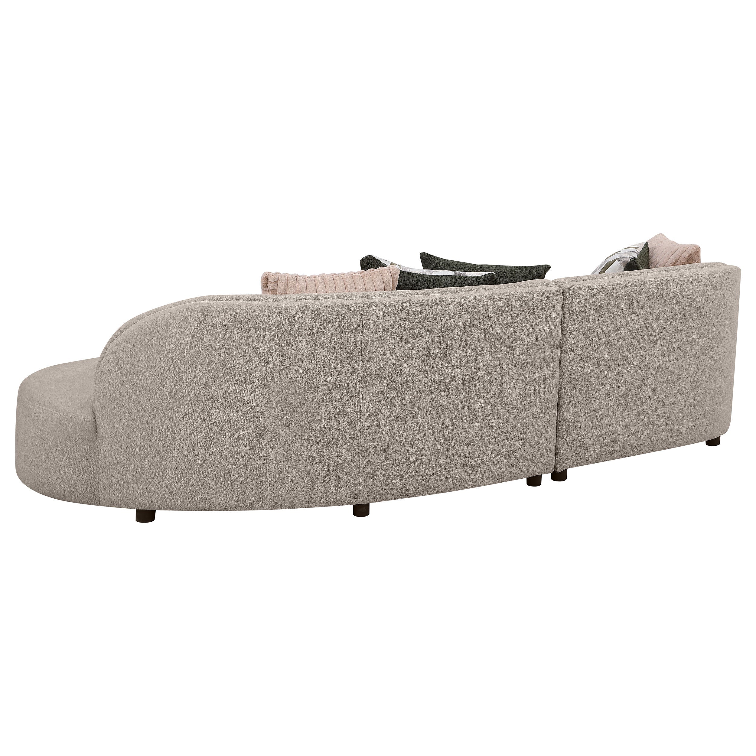 Fayette  Upholstered Sectional Sofa Greige