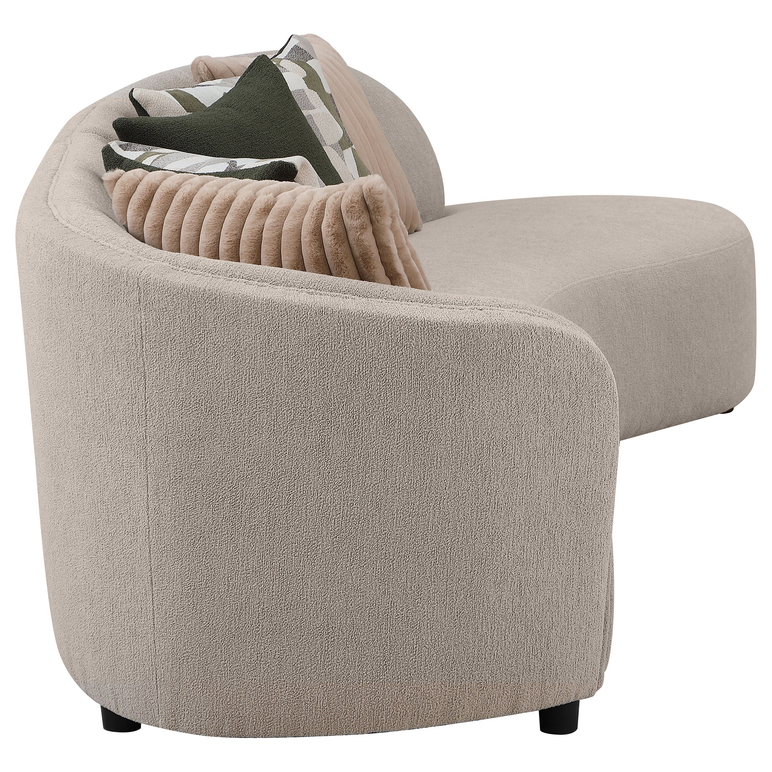 Fayette  Upholstered Sectional Sofa Greige