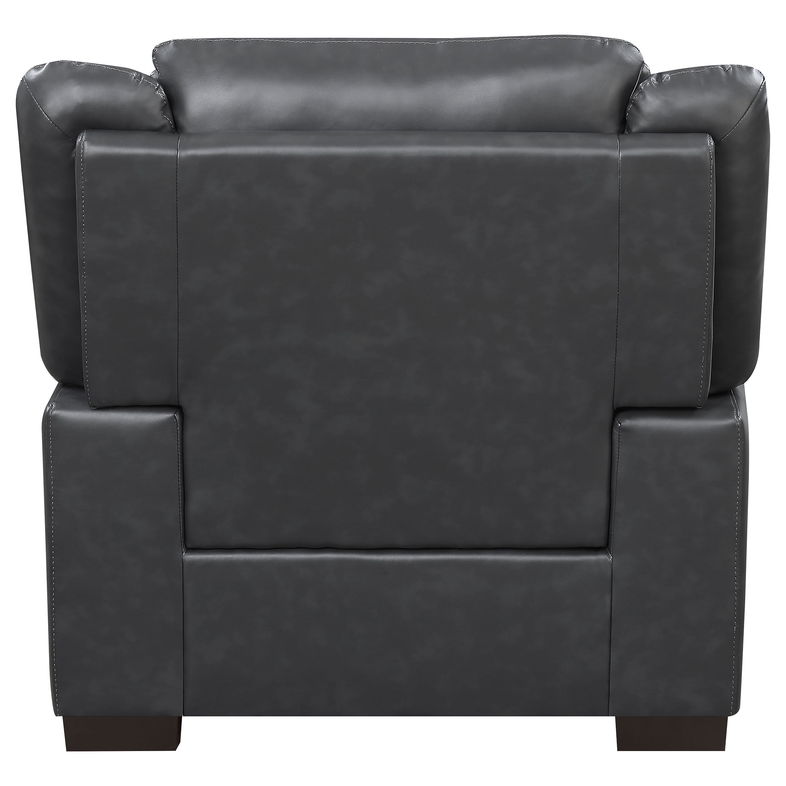 Arabella Upholstered Padded Arm Sofa Set Grey