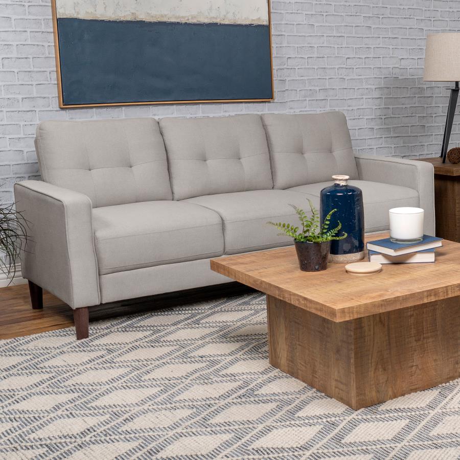 Bowen Upholstered Track Arm Tufted Sofa