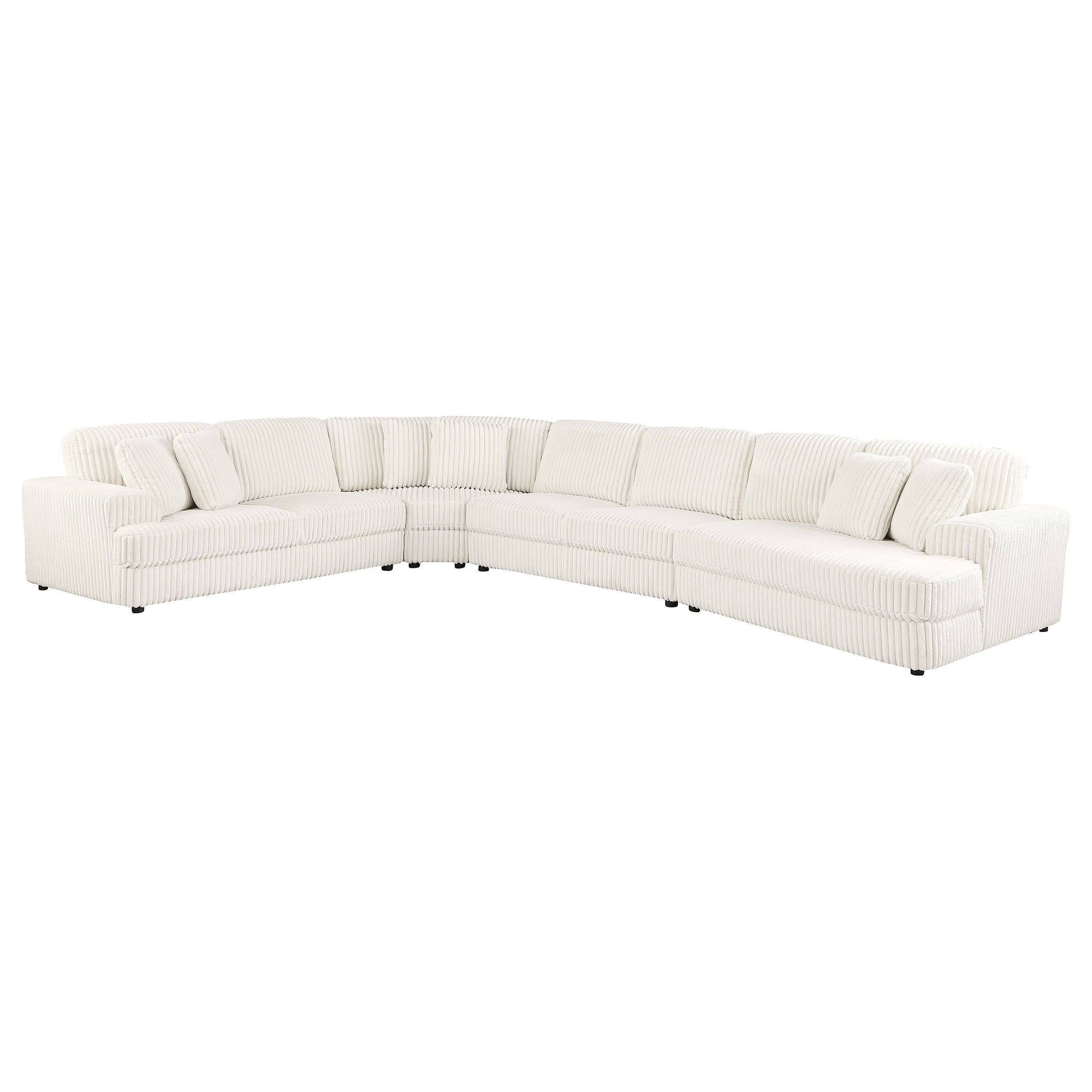 Emberson  Upholstered Modular Sectional Sofa Ivory