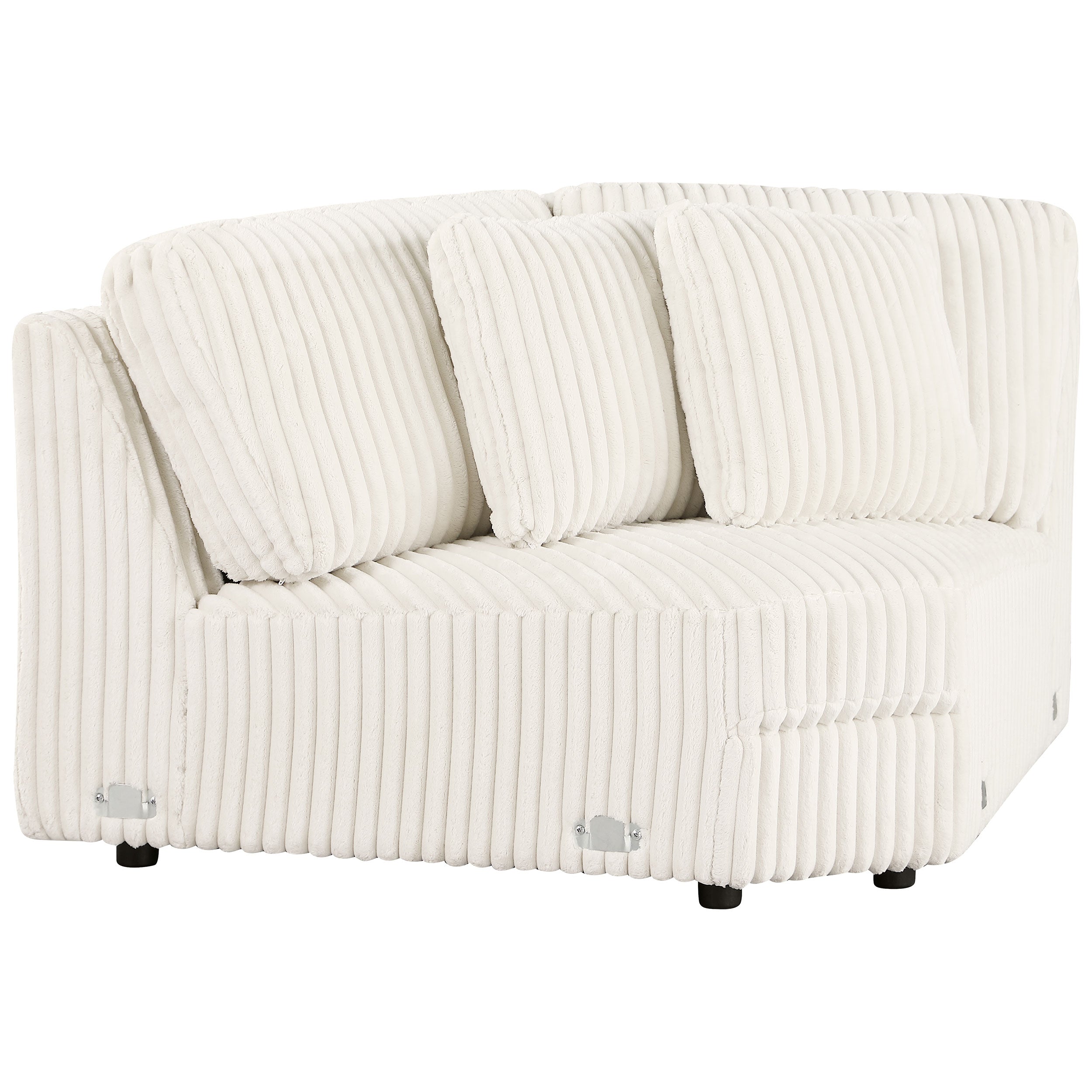 Emberson Upholstered Sectional Ivory