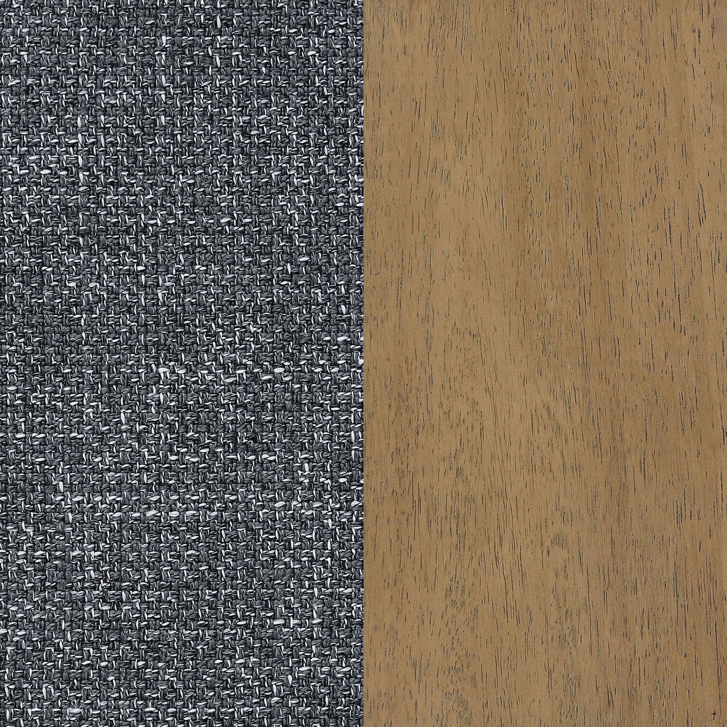 Persia Upholstered Track Arm Sectional Sofa Grey