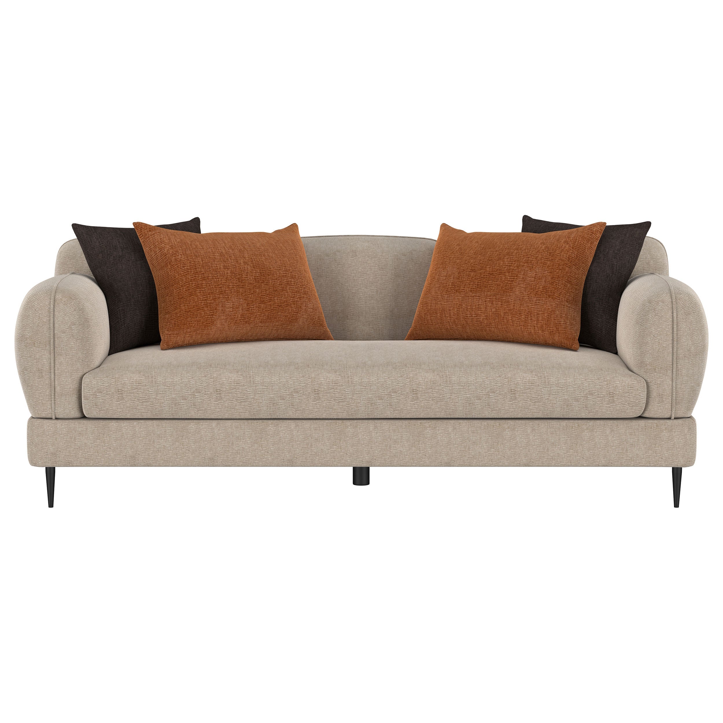 Jade Chenille Upholstered Sofa Set Green