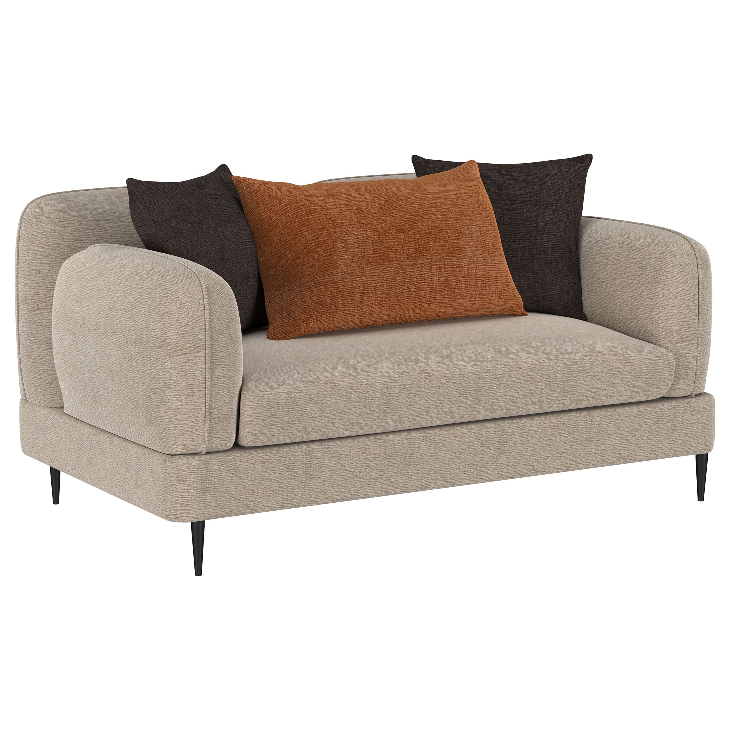 Jade Chenille Upholstered Sofa Set Green
