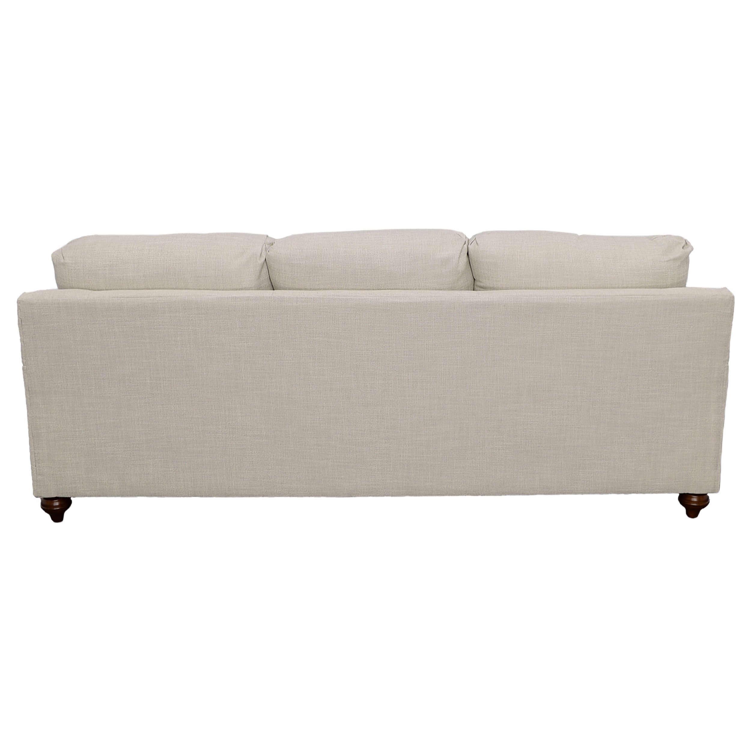 Glenn Upholstered Sofa Set Light Grey and Blue