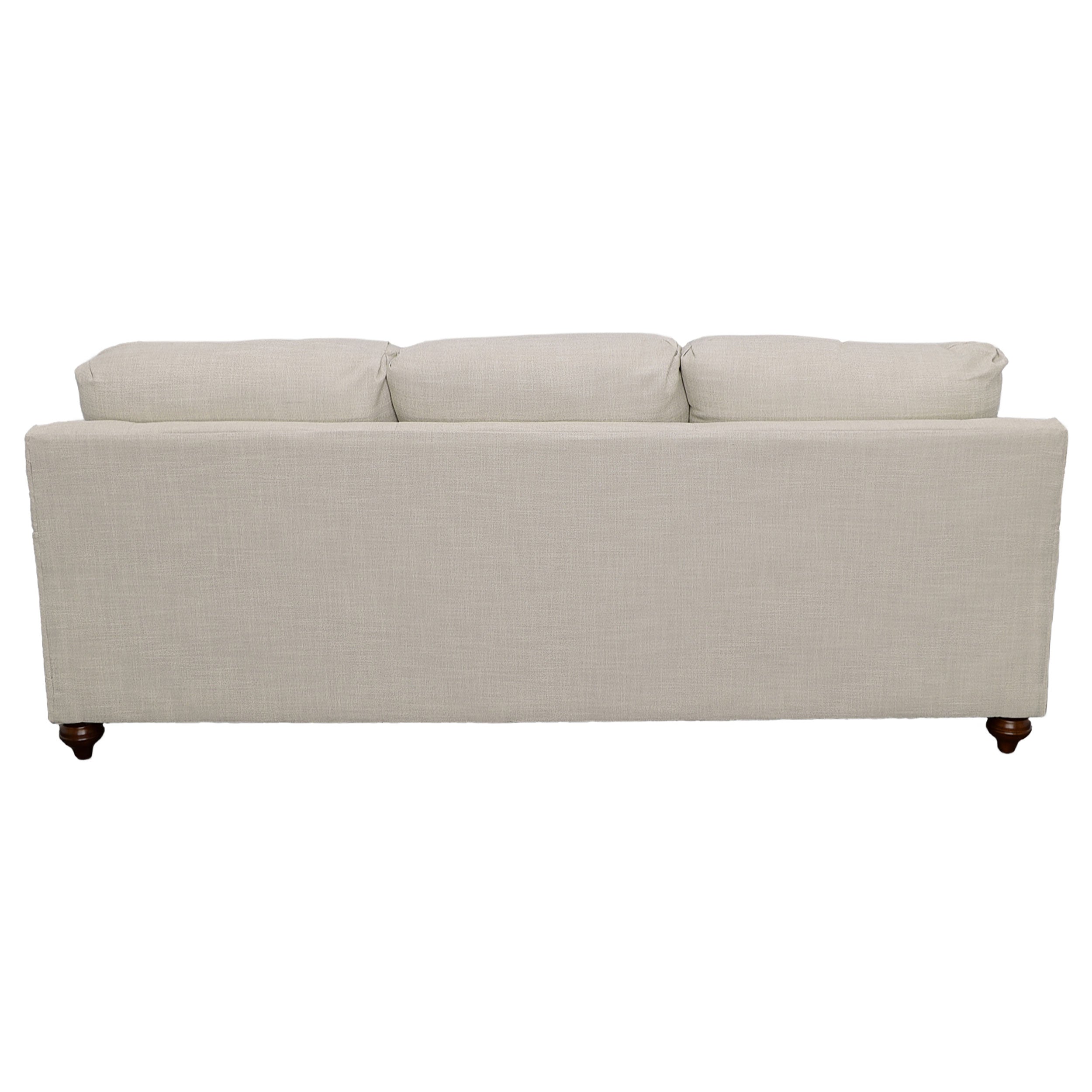 Glenn Upholstered Sofa Set Light Grey and Blue