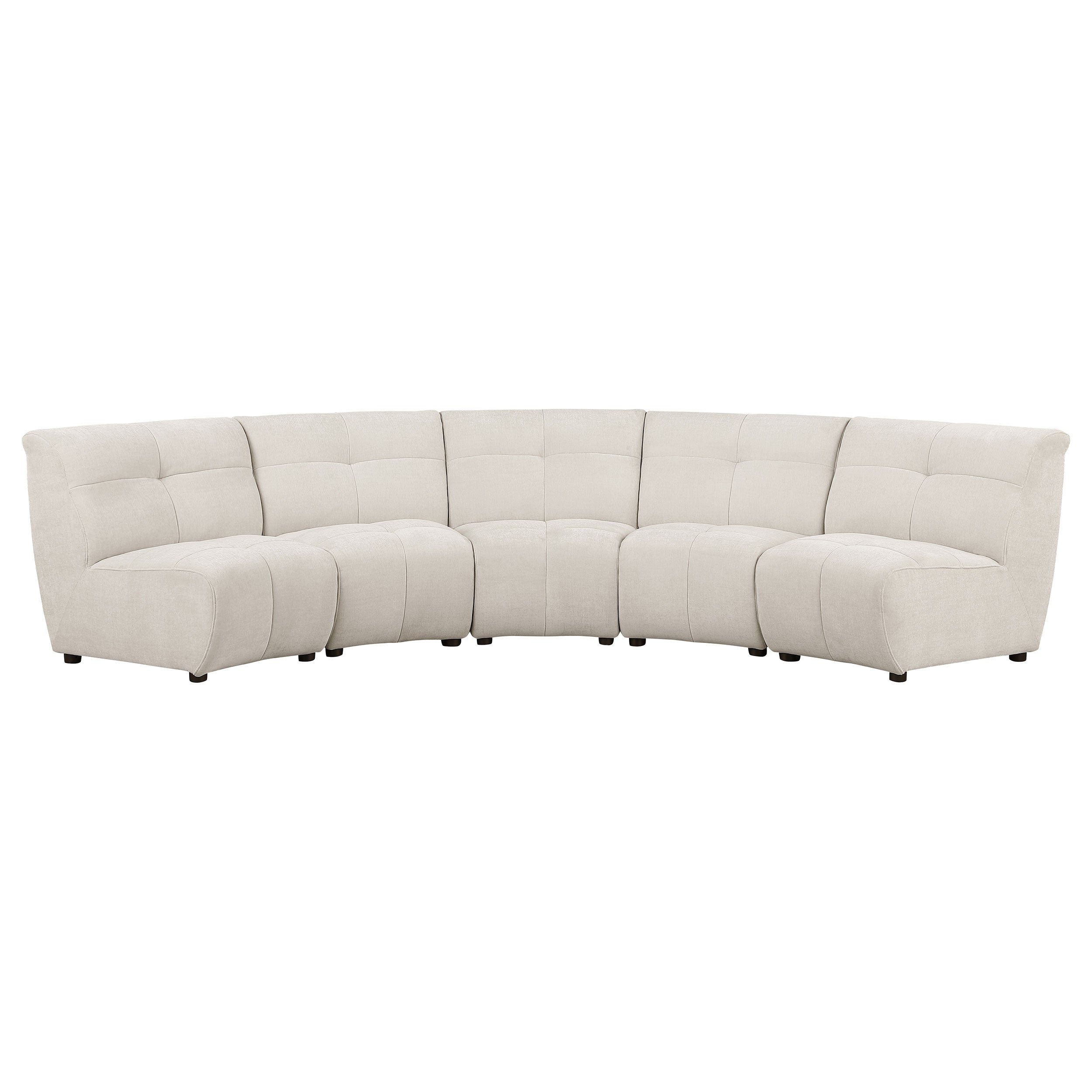 Charlotte  Upholstered Modular Sectional Sofa Ivory