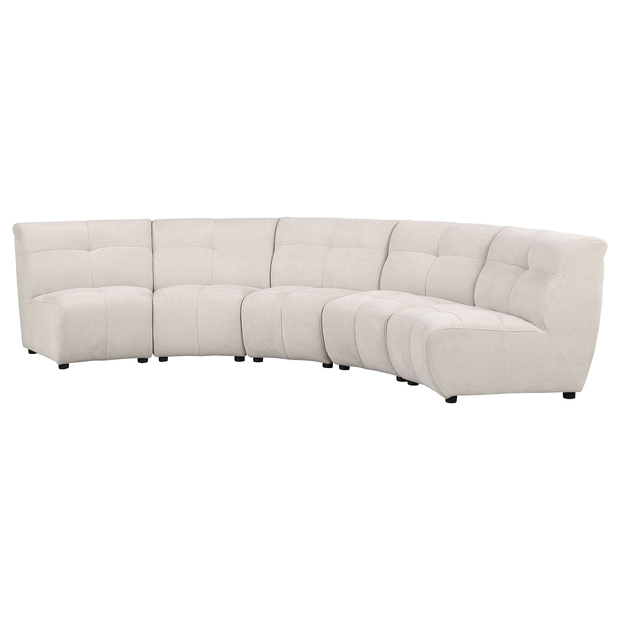 Charlotte  Upholstered Modular Sectional Sofa Ivory