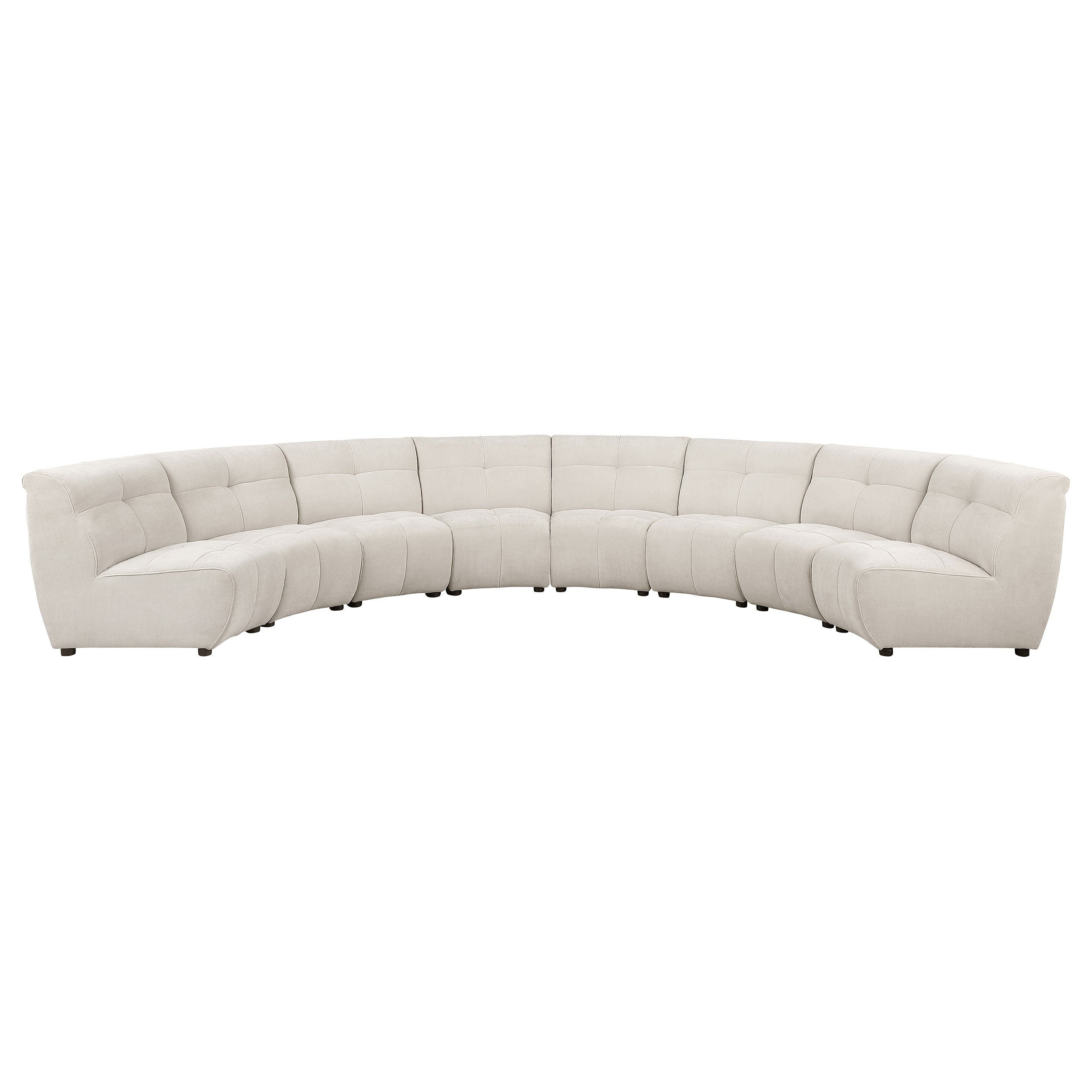 Charlotte  Upholstered Modular Sectional Sofa Ivory