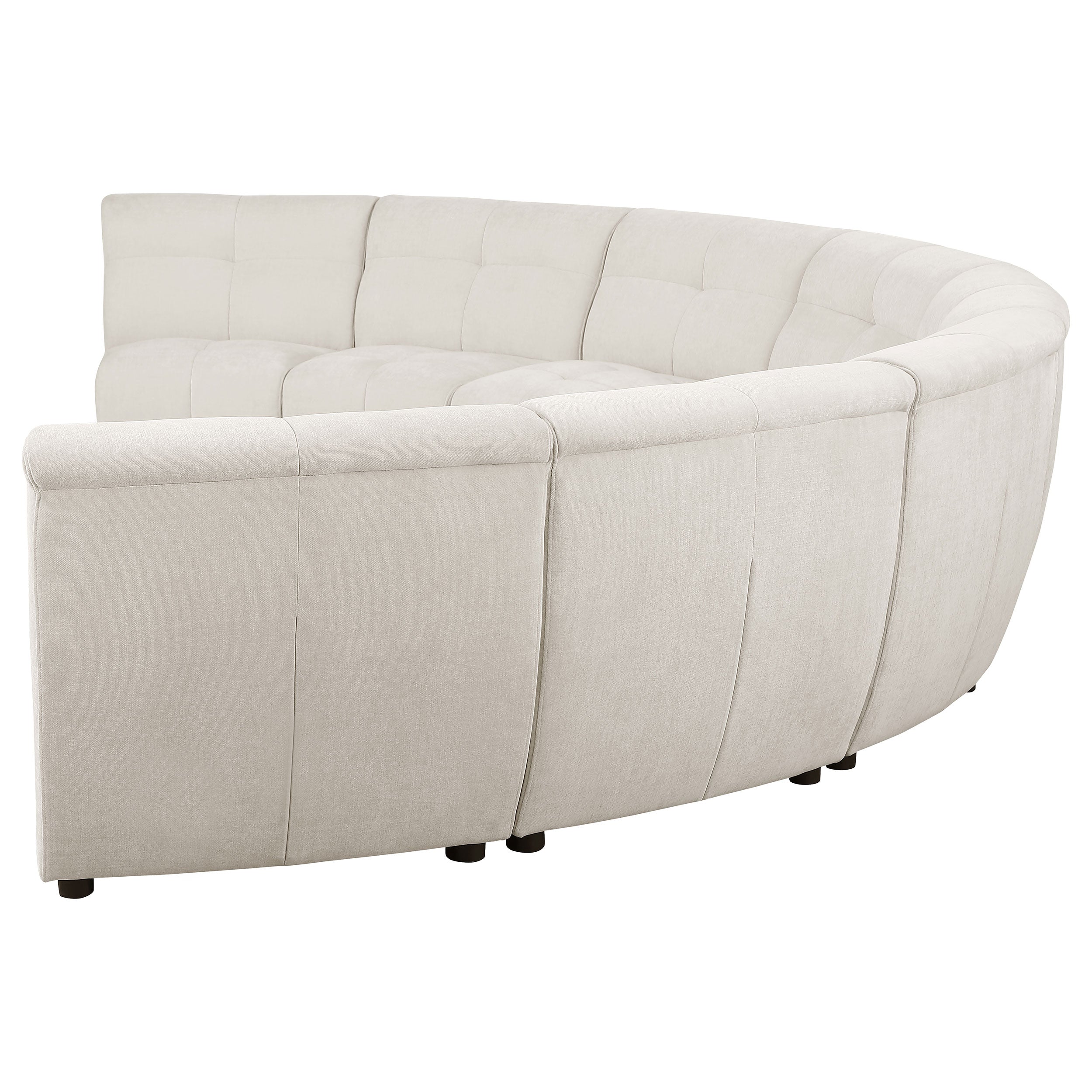 Charlotte  Upholstered Modular Sectional Sofa Ivory
