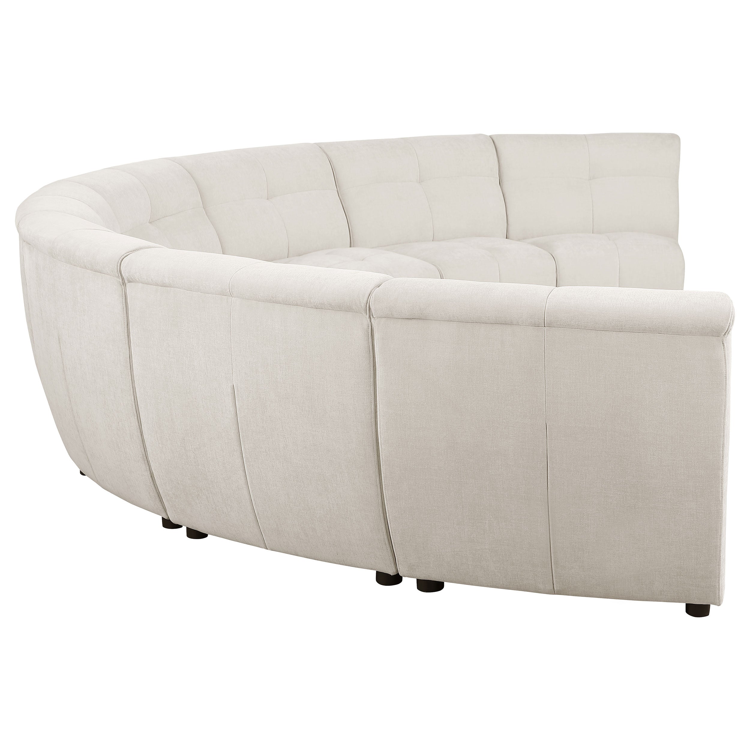 Charlotte  Upholstered Modular Sectional Sofa Ivory