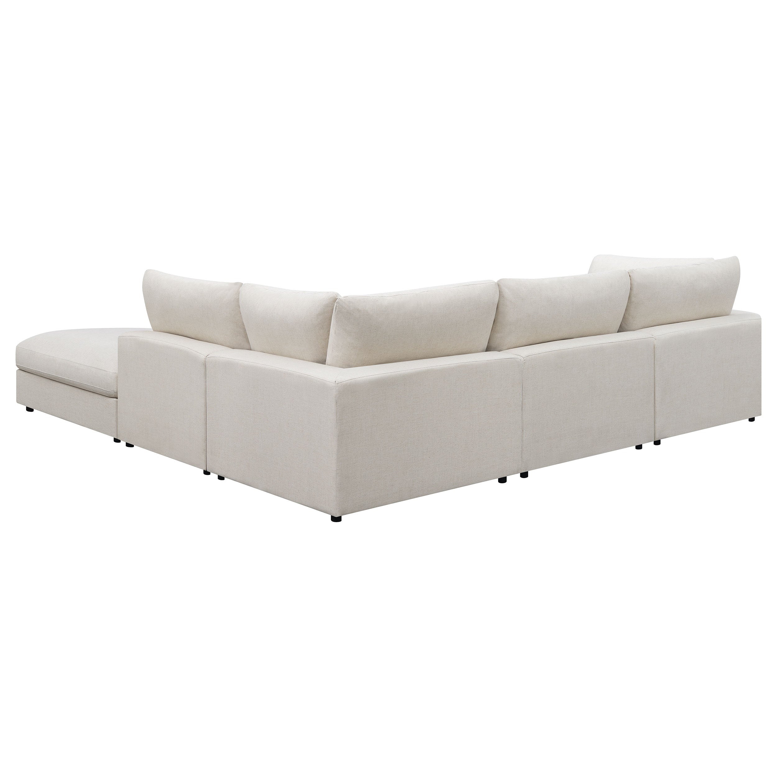 Serene  Upholstered Modular Sectional Sofa Beige
