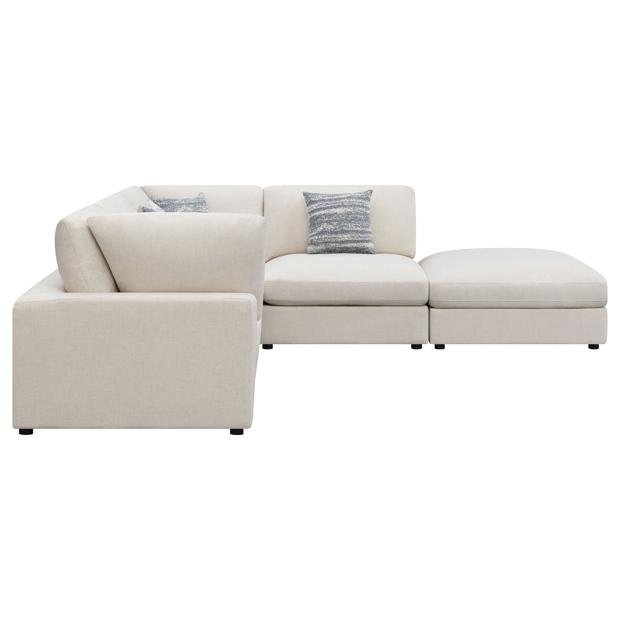 Serene  Upholstered Modular Sectional Sofa Beige
