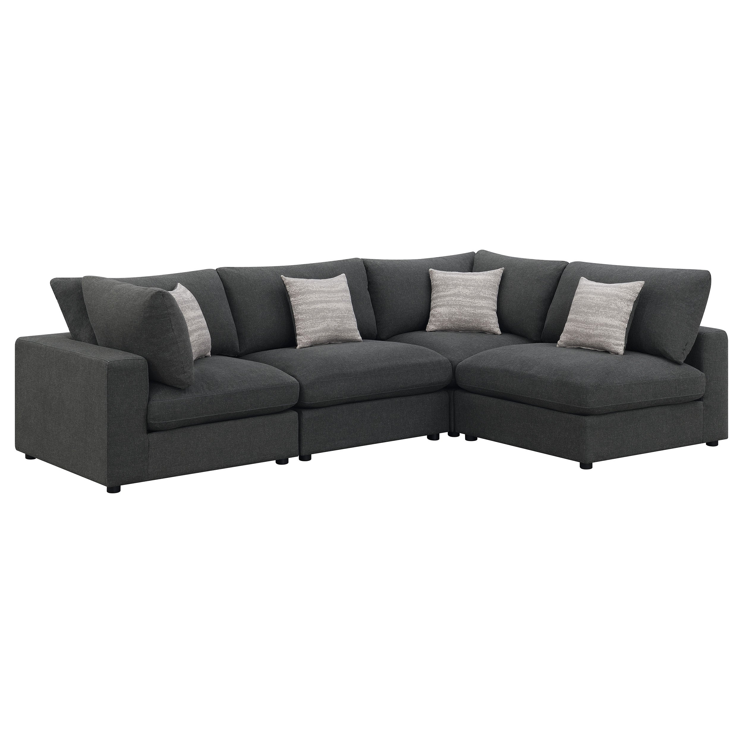 Serene  Upholstered Modular Sectional Sofa Beige